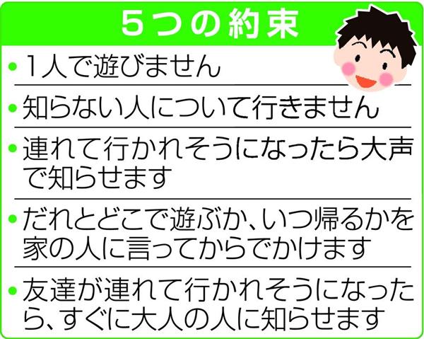 夏休み 子供自身が自分の身を守る ５つの約束 大阪府警 産経ニュース