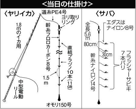 脂ノリノリ 寒サバ 爆釣 潮次第でリレーのイカも期待十分 1 3ページ サンスポ