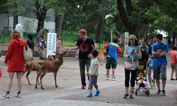 夜の奈良 滞在外国人は昼間の２割 依然 日帰り が大半 1 2ページ 産経ニュース