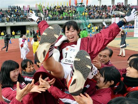 立命大ぶっちぎりｖ トップ譲らず２位に２分１０秒差 駅伝 1 3ページ サンスポ