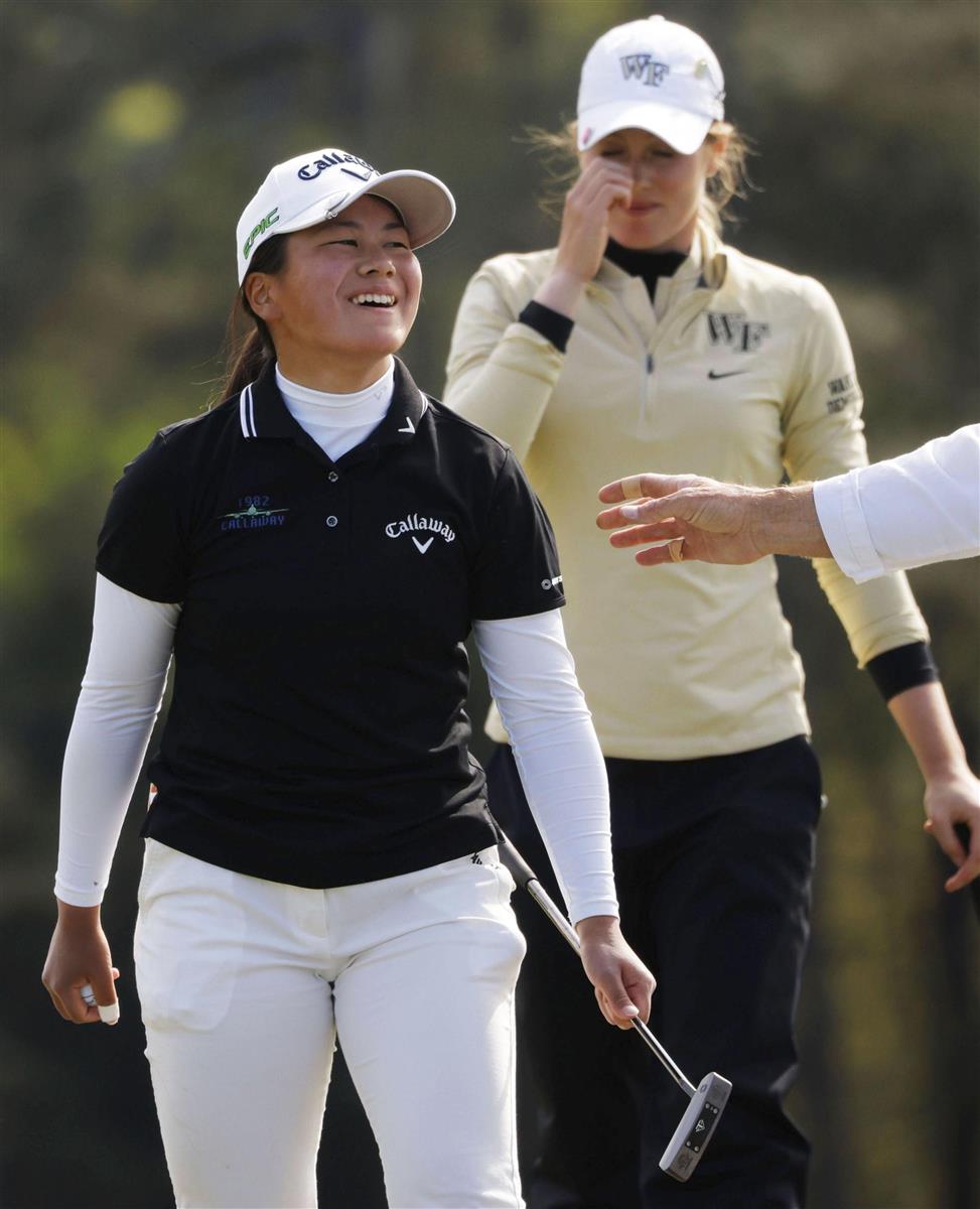 １７歳の梶谷翼が初優勝 めっちゃうれしい オーガスタ女子アマゴルフ サンスポ