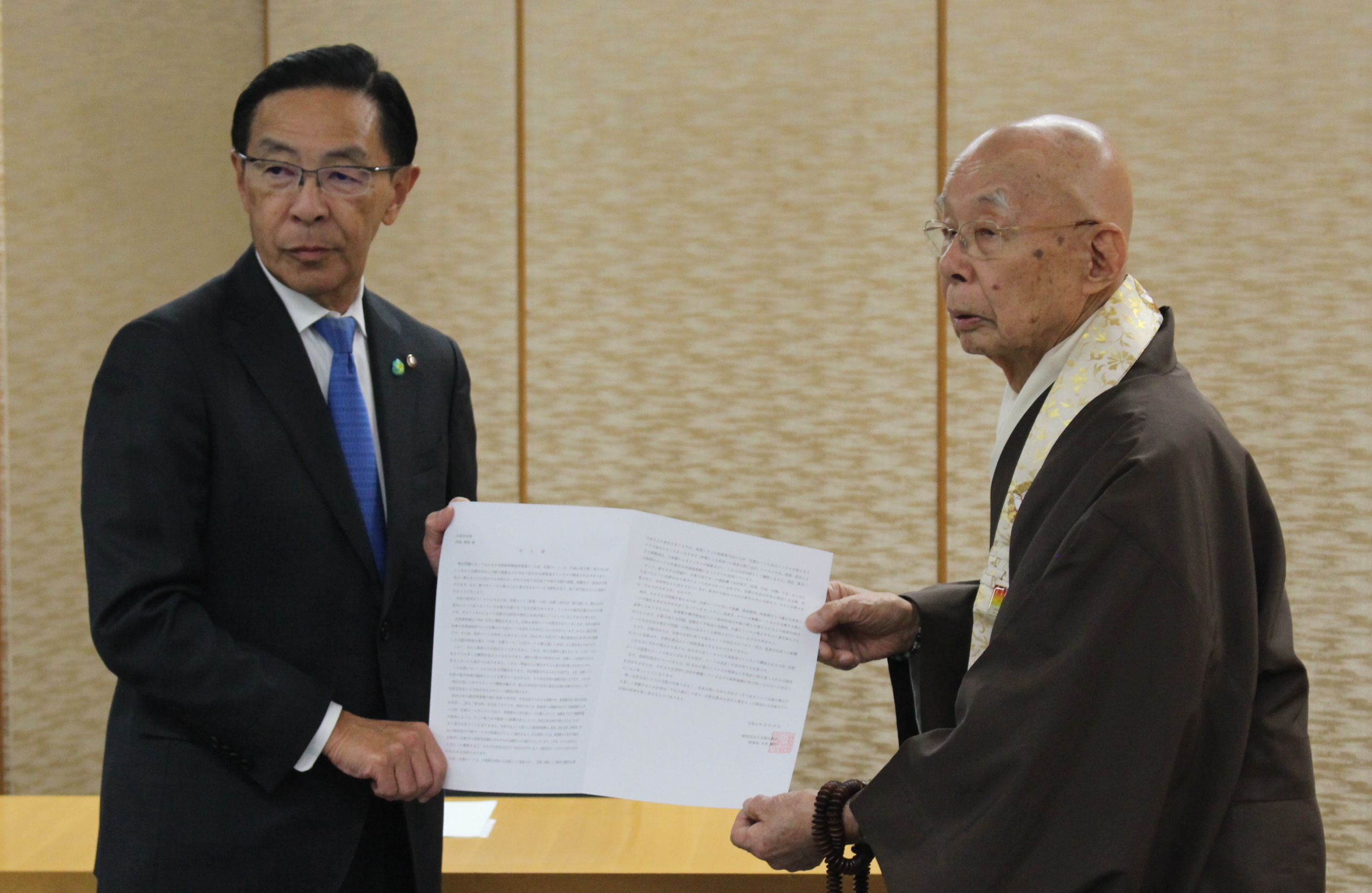 千年の愚行」「最悪のルート」 北陸新幹線延伸で京都仏教会が申し入れ