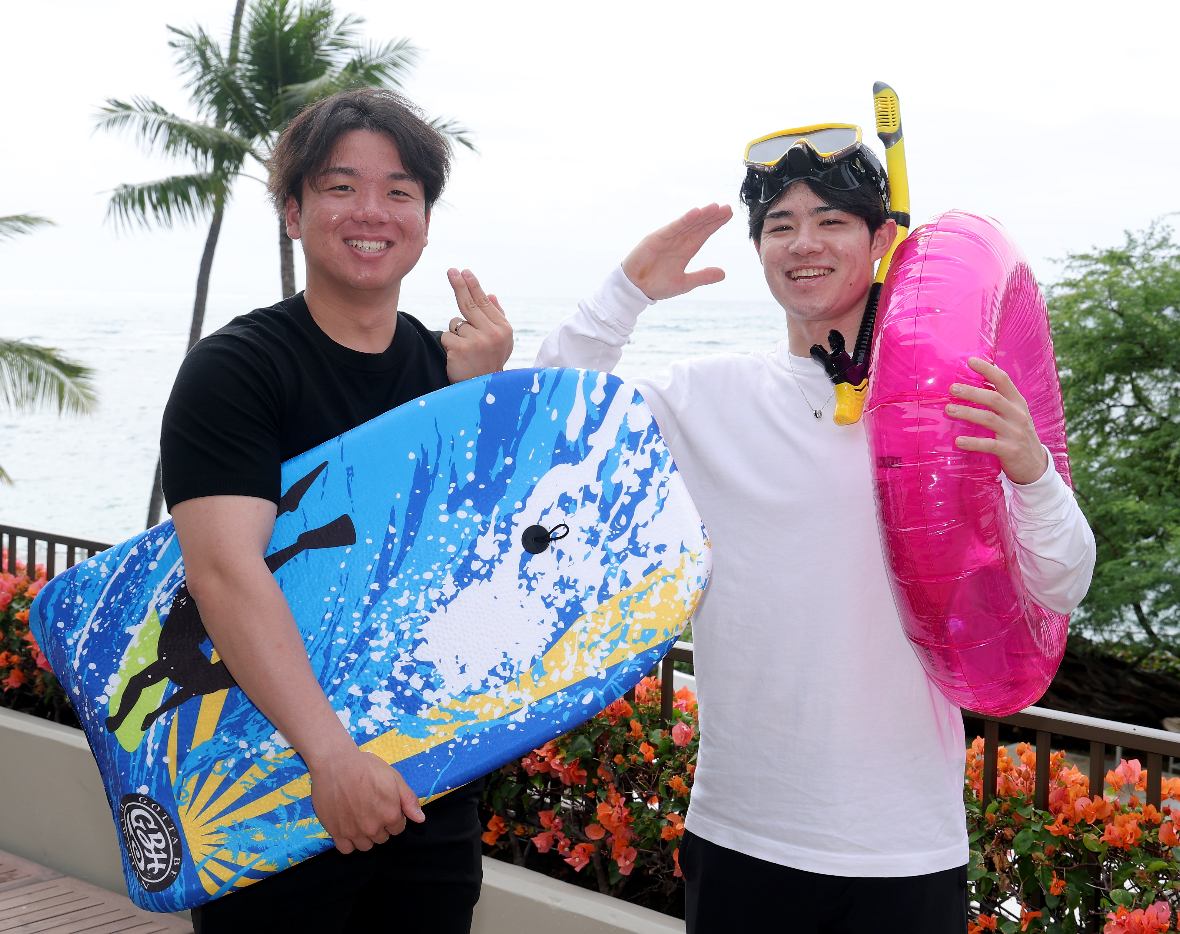 阪神・村上頌樹と中野拓夢が「新旧選手会長対談」 南の島で引き継ぎ