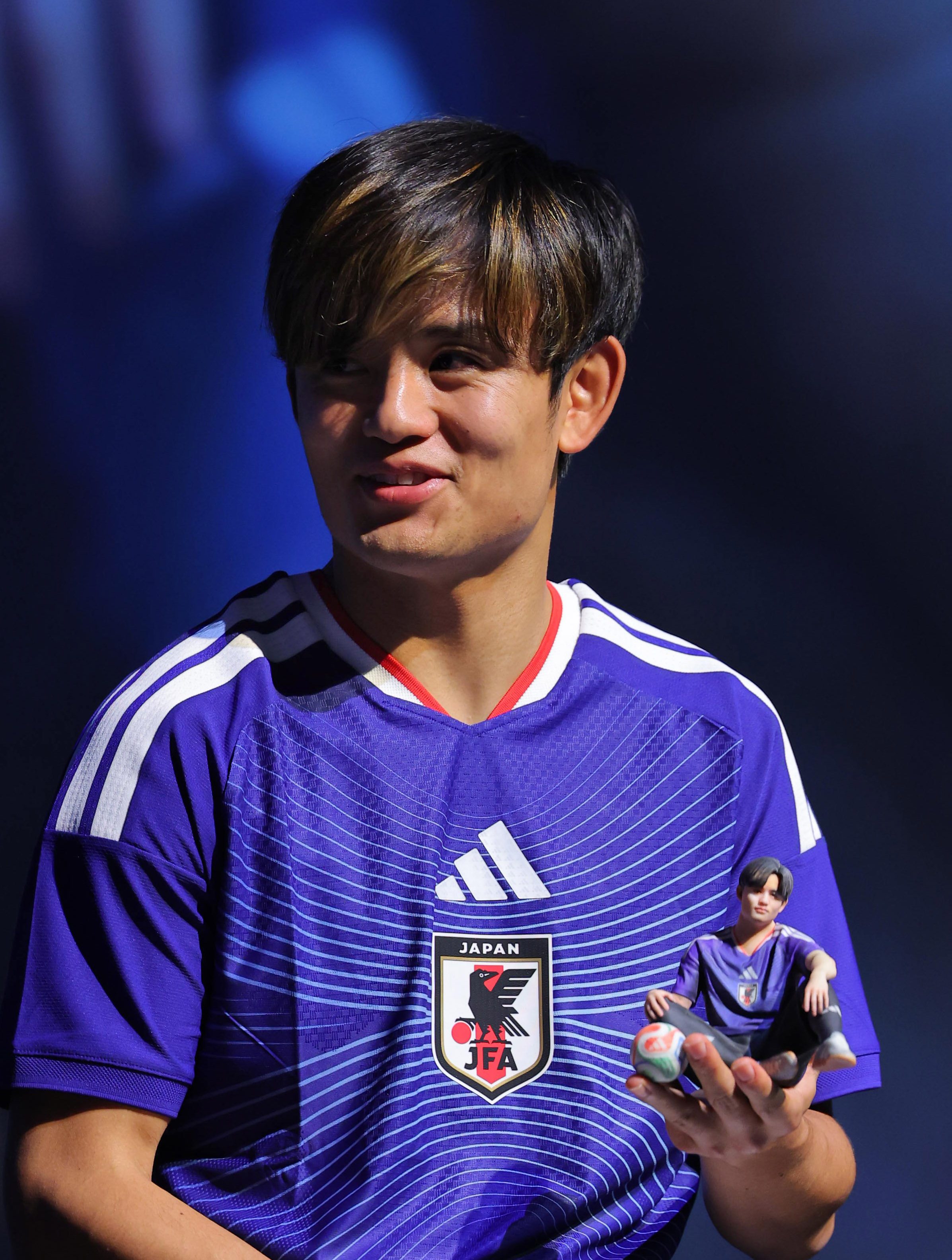 日本代表MF久保建英、渋谷の〝ビックタケ〟ならぬ〝ミニタケ