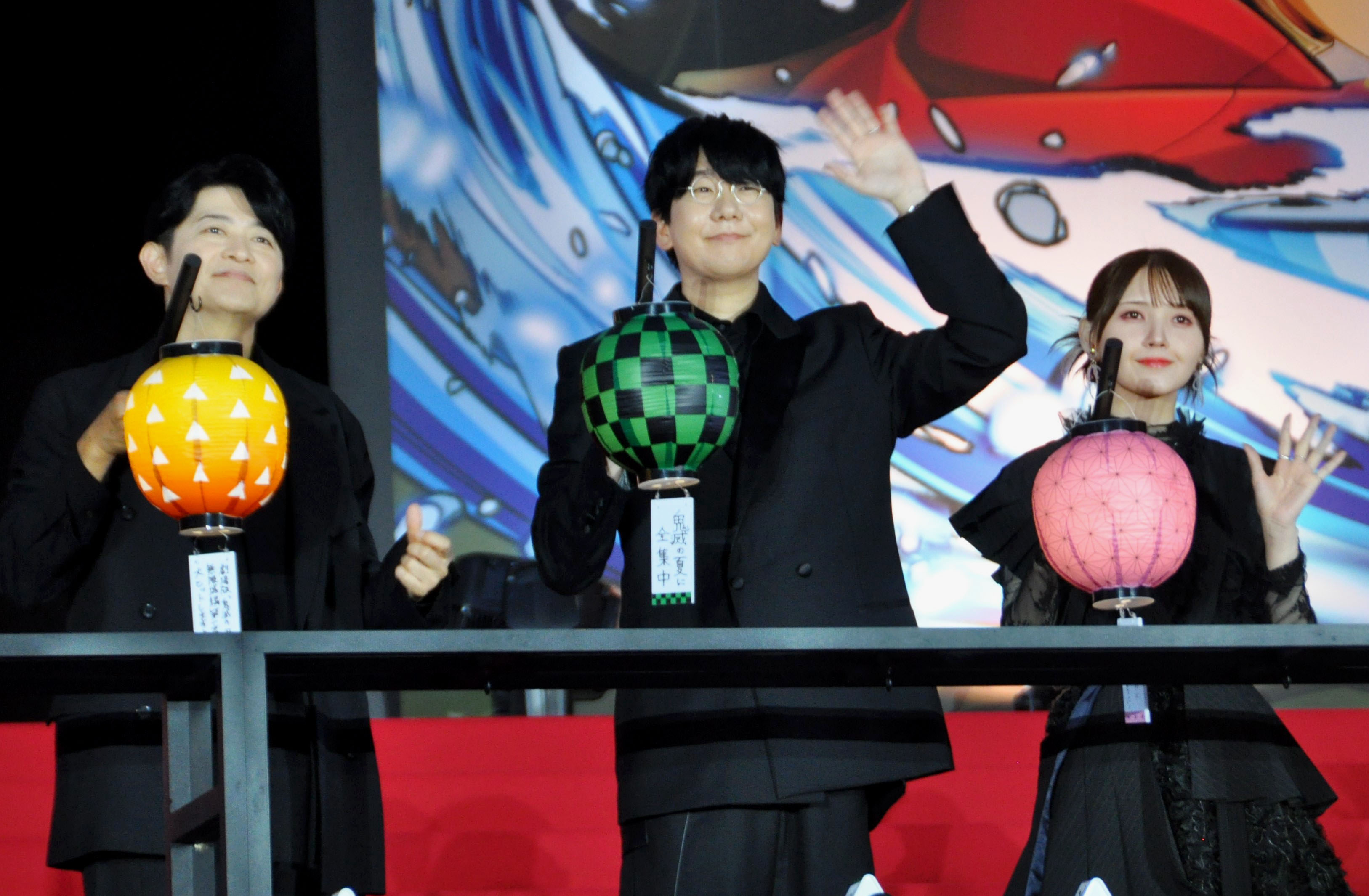 劇場版「鬼滅の刃」声優13人がヒット祈願「期待を超えてくる映像」 18