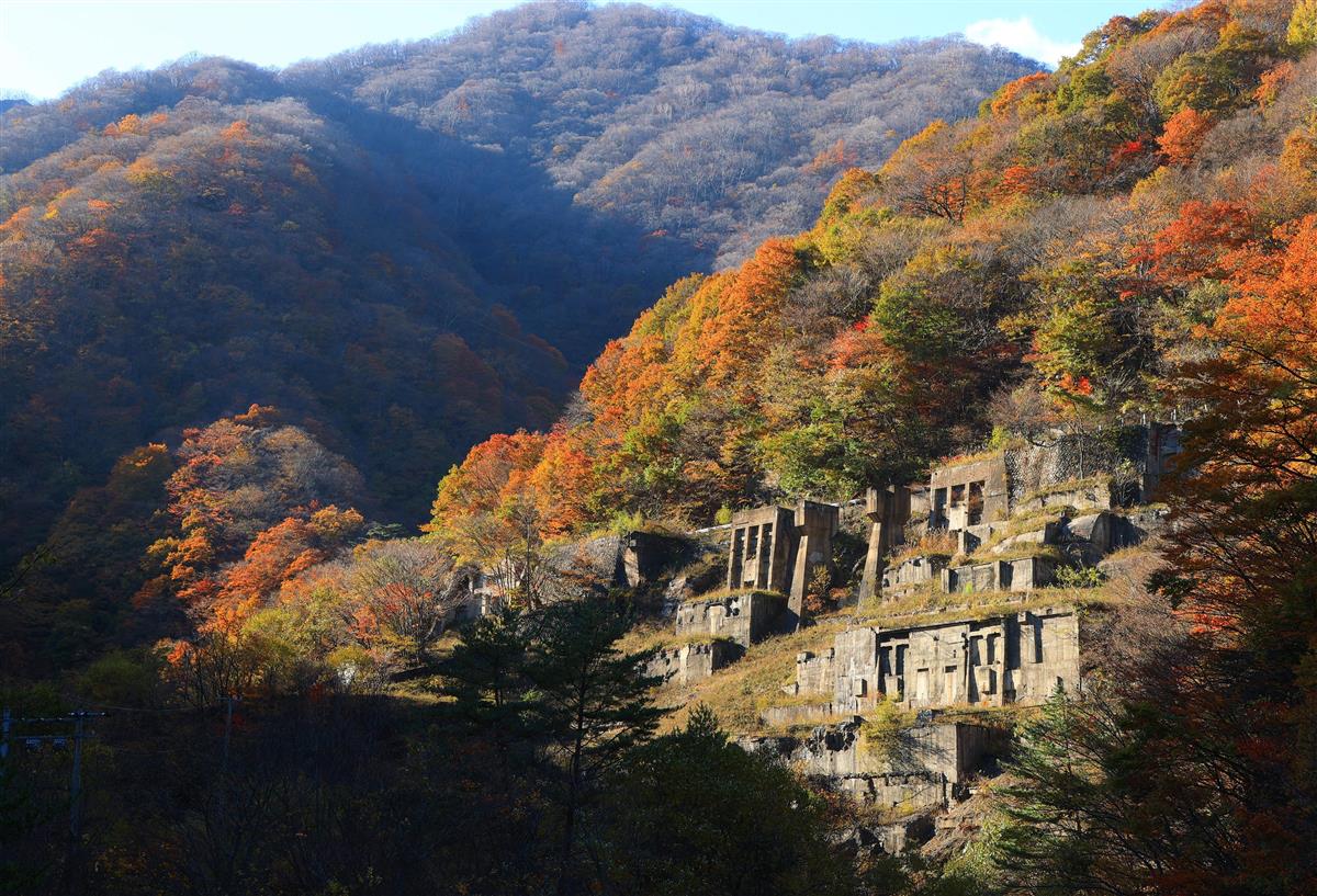 動画 東日本大震災 １０年へ 鉄の遺跡 彩る紅葉 釜石鉱山選鉱場跡 産経ニュース