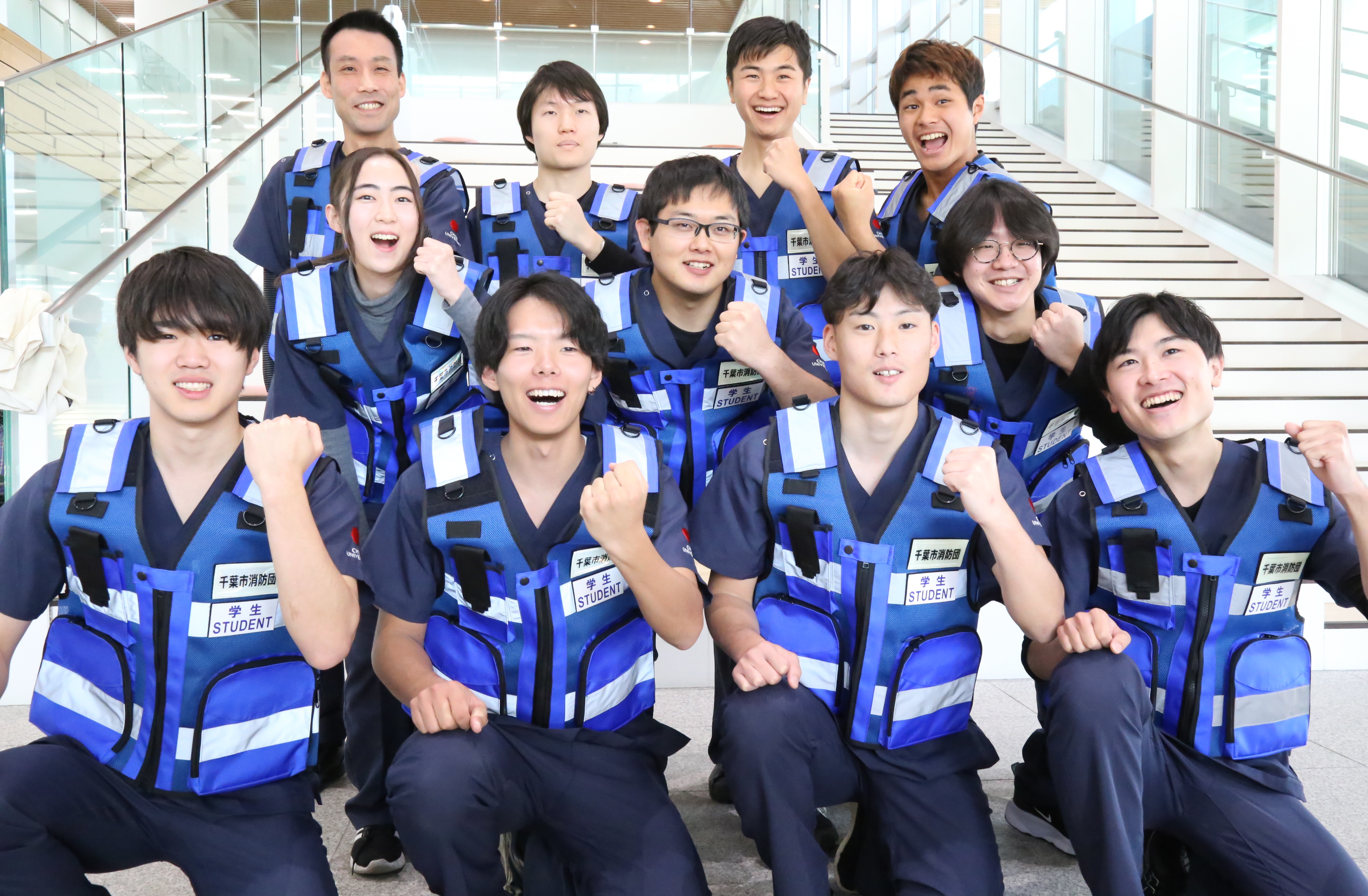 &TEAM 全員お見送り会 千葉 第2部 千葉市の機能別消防団員に千葉大医学部生の新チーム 大規模災害時に