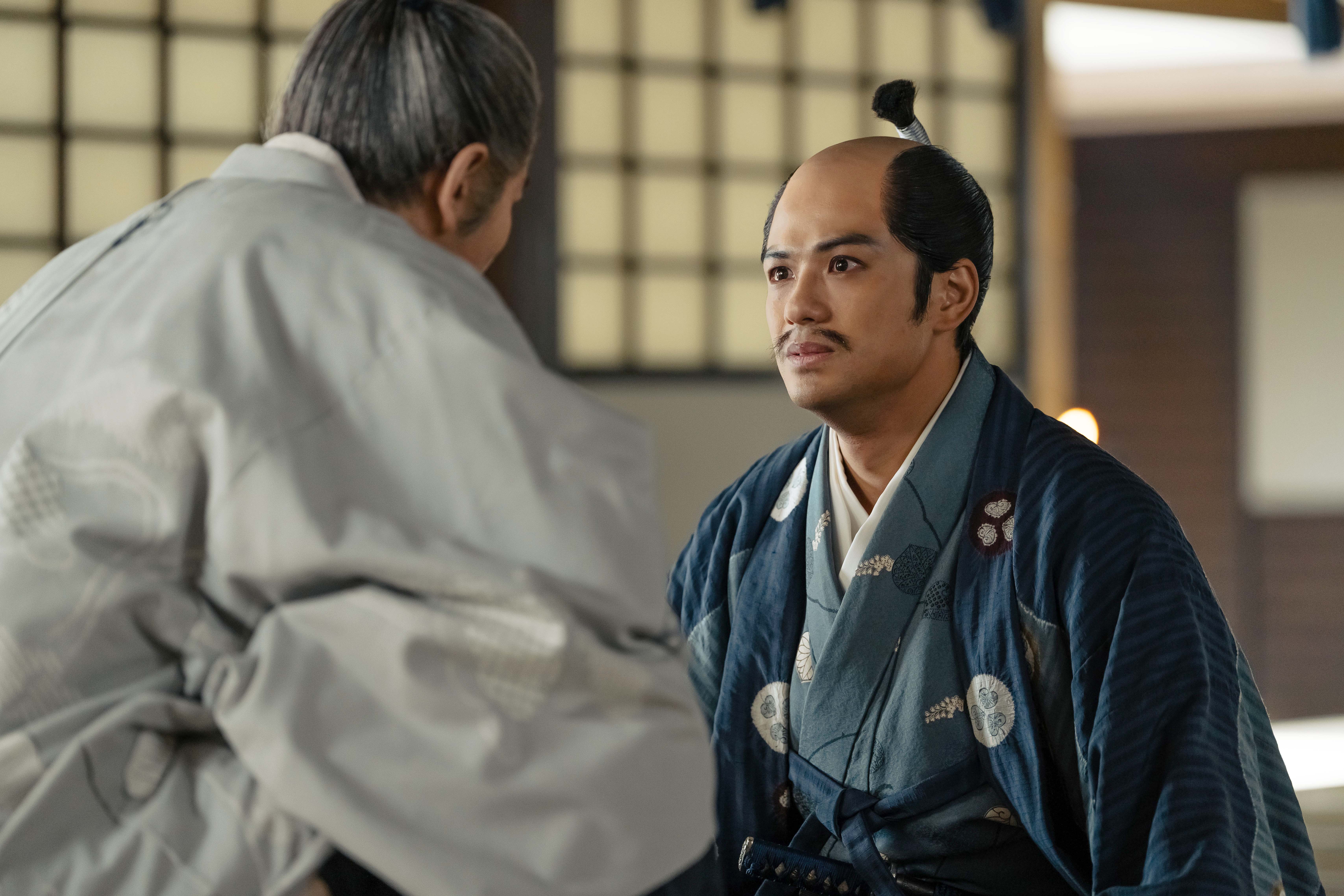 NHK大河「どうする家康」家康（松本潤）と秀忠（森崎ウィン）の