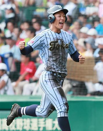 東海大相模・豊田、二塁からタッチアップ一気生還／甲子園 - サンスポ