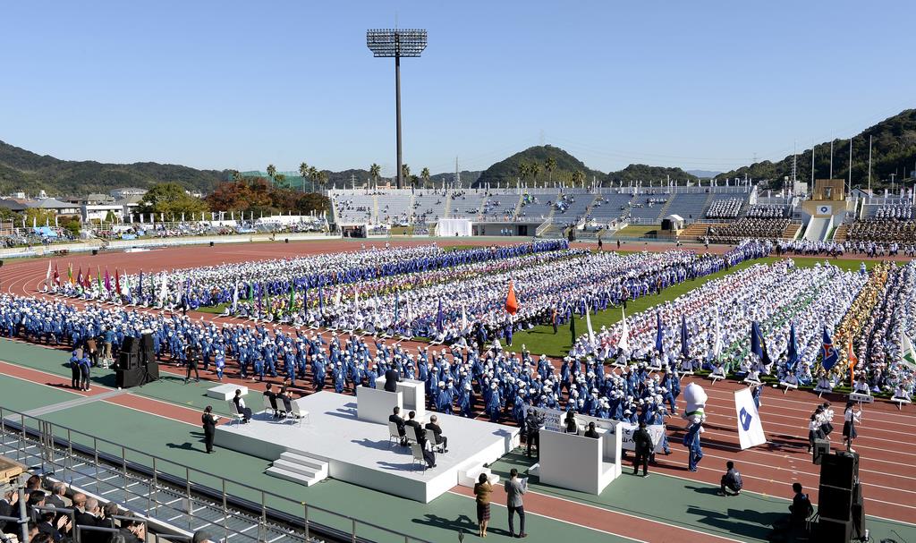 ねんりんピック 開幕 紀三井寺公園で開会式 １２日まで 産経ニュース