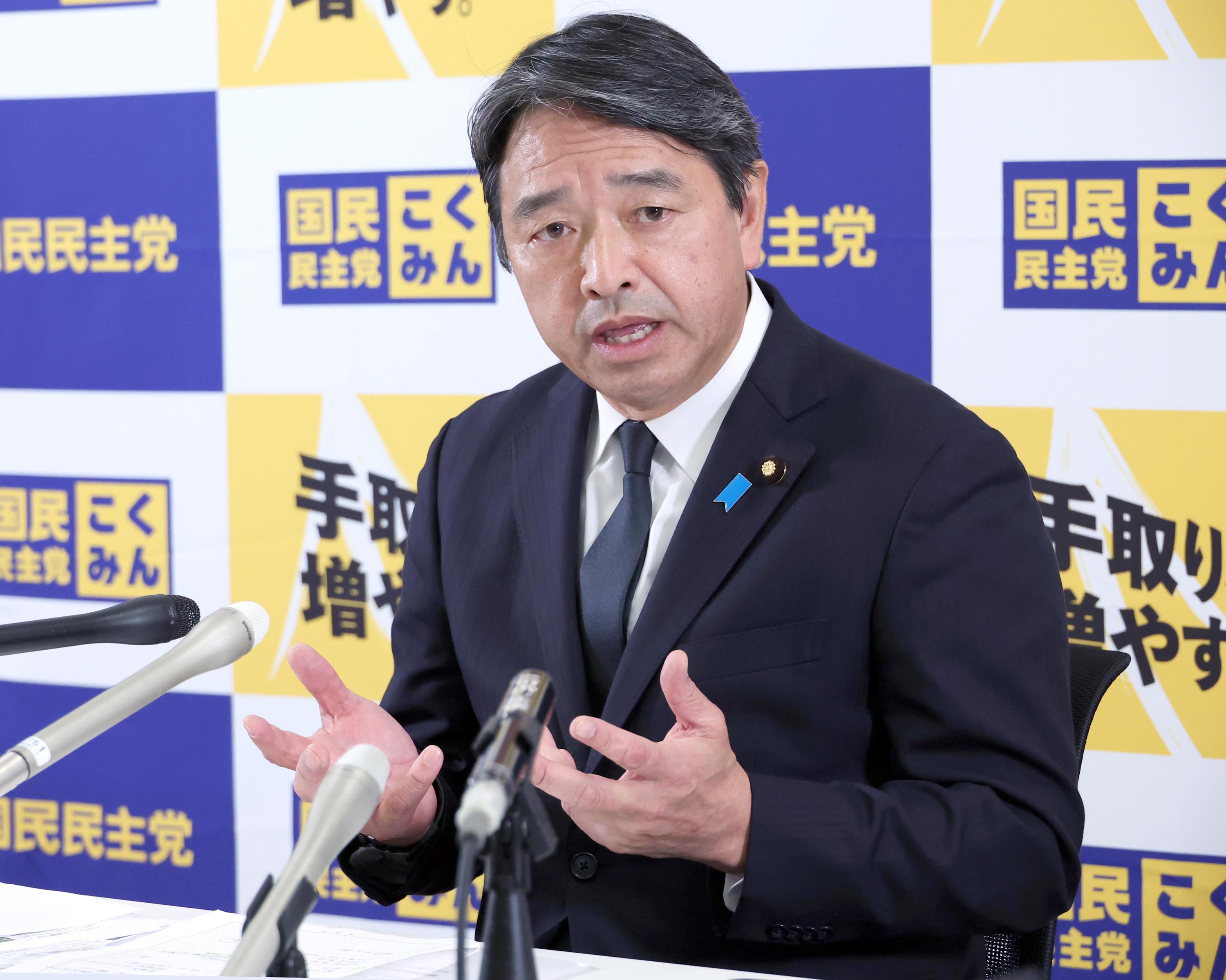 粗い試算だ」国民民主の榛葉氏、与党提示の税減収根拠に反発 「103万円