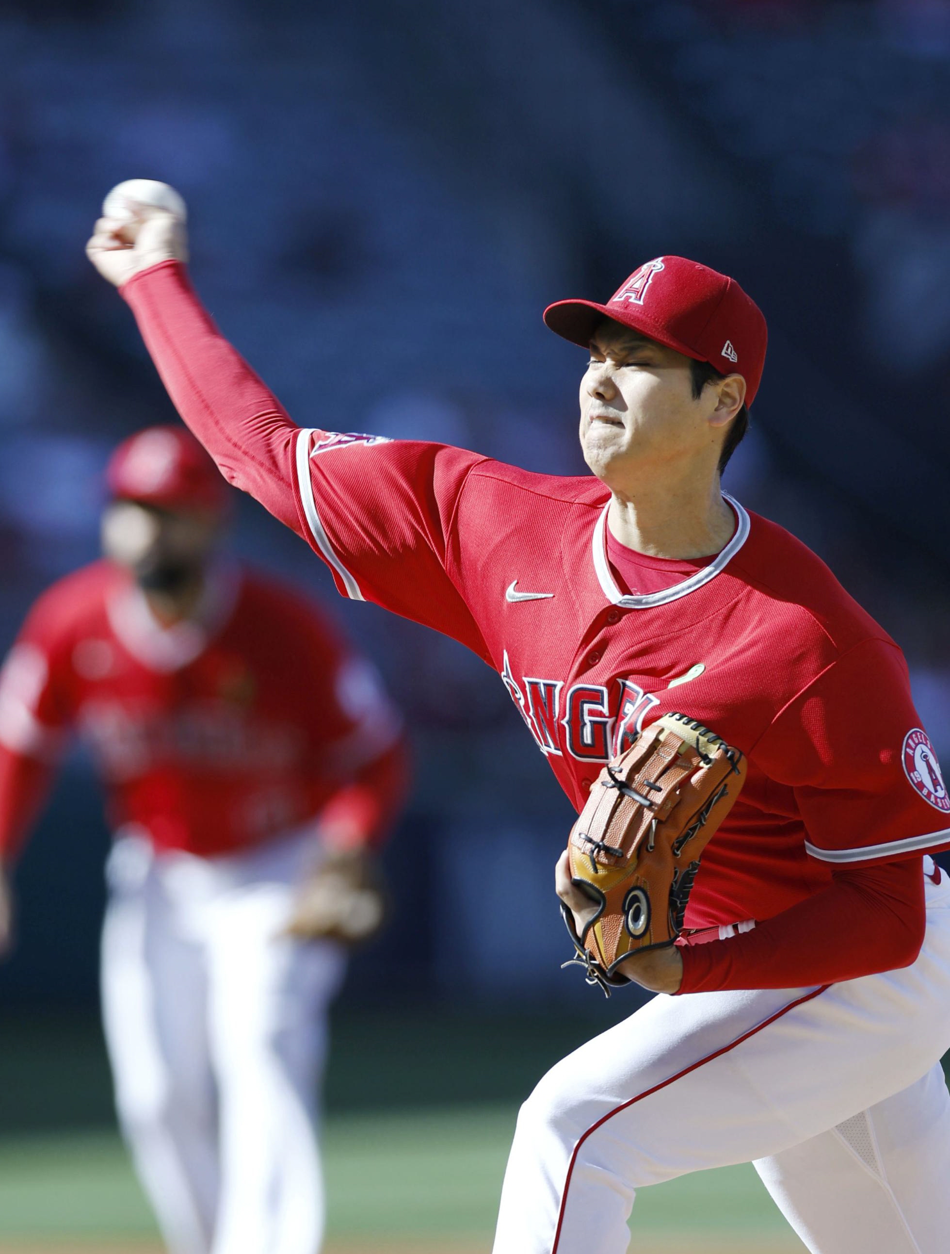 大谷翔平 幻惑二投流 スリークオーターとオーバースロー使い分け６回１失点 踏ん張りどころ で進化の技巧派ピッチ 1 2ページ サンスポ