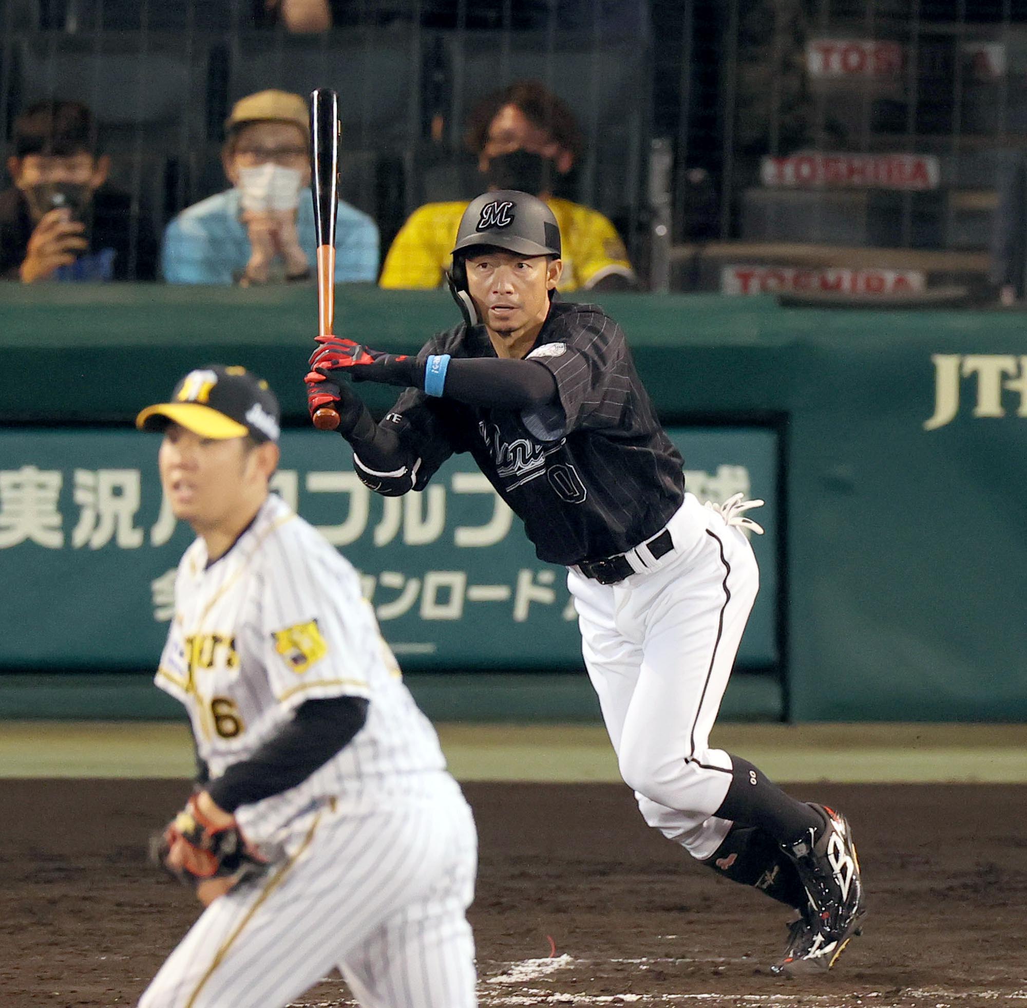 ロッテ・鳥谷、甲子園ただいま打！古巣と初対戦で殊勲タイムリー「応え