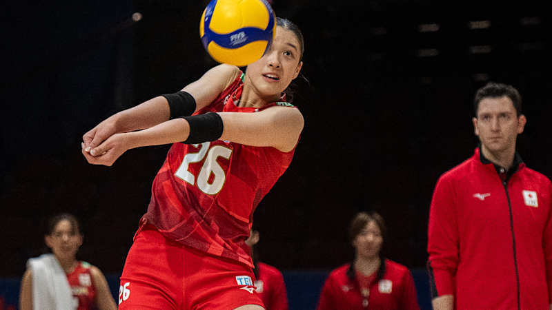 佐藤淑乃選手 スポーツタオル バレーボール ネーションズリーグ 日本代表 新エース・佐藤淑乃「楽しくできた」最多19得点大暴れ