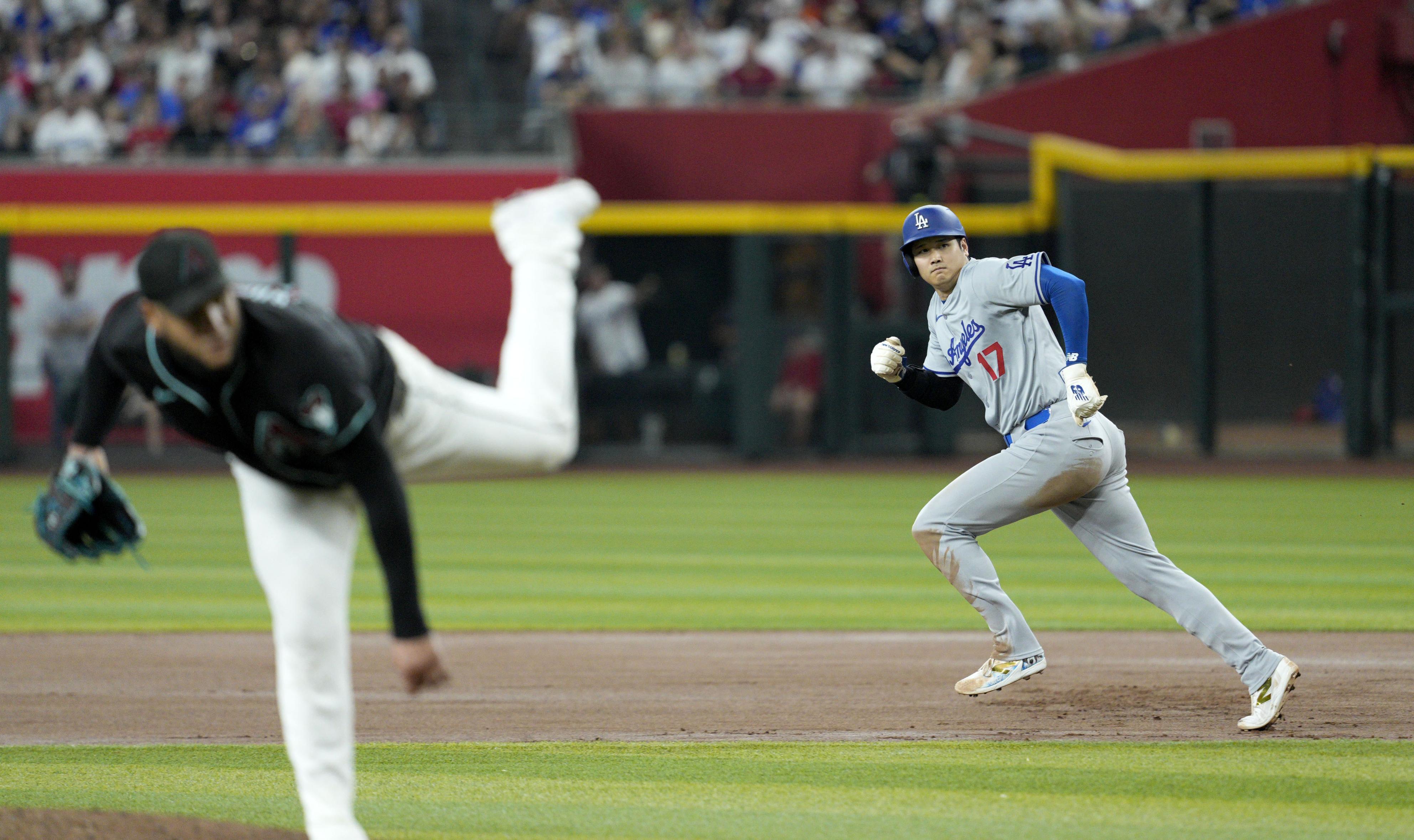 大谷翔平が3盗塁「44‐46」に記録伸ばす ドジャースも大勝 ありえないと