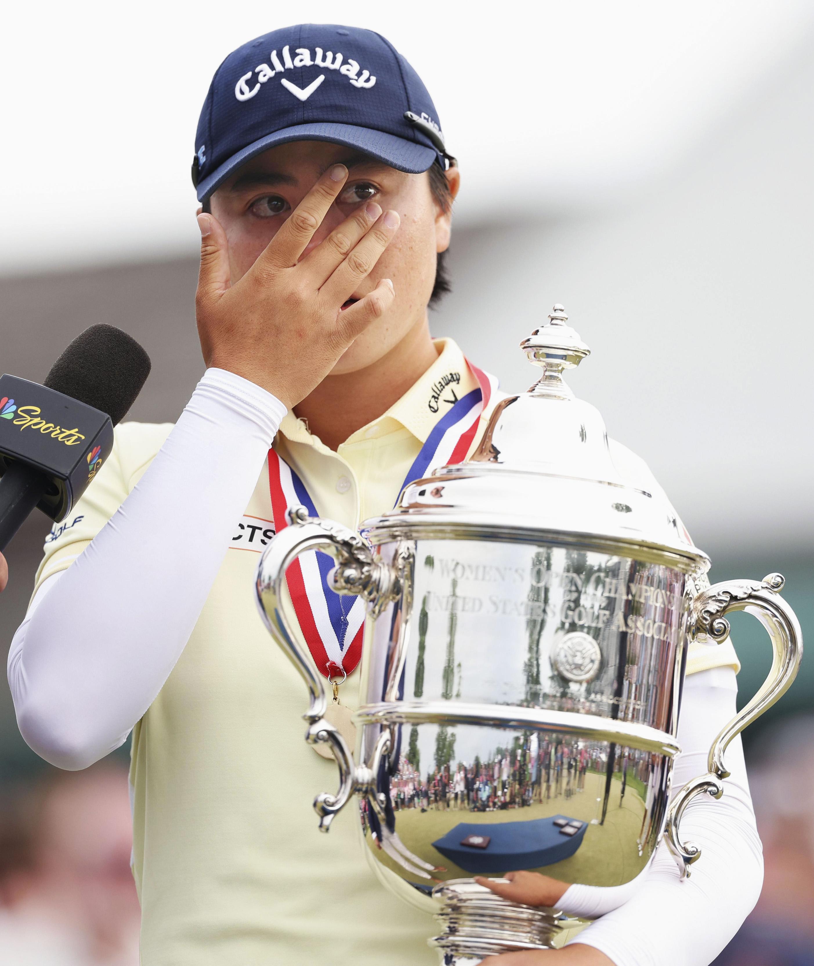 号外】笹生優花が全米女子オープン優勝 日本勢の海外メジャー2