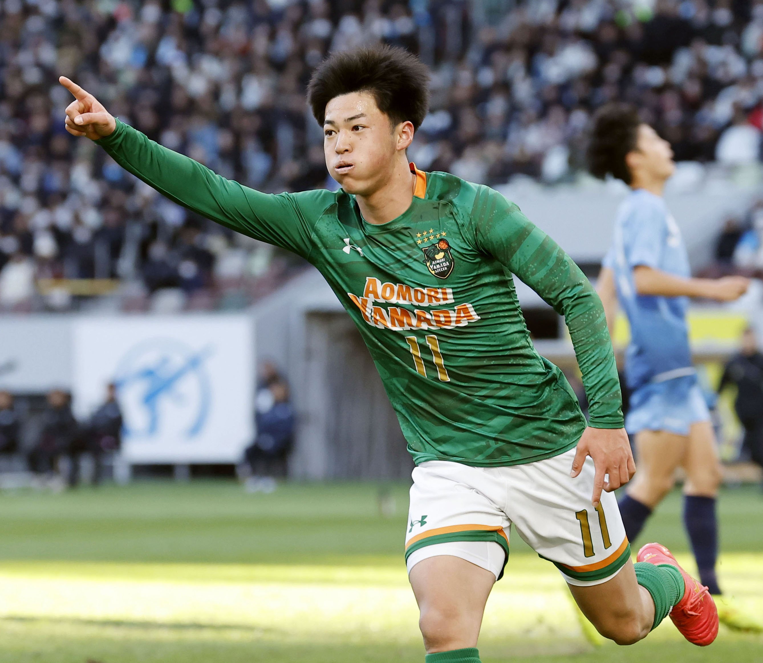 高校サッカー】青森山田・米谷、勝ち越し点で得点王「仲間を信じてやっ