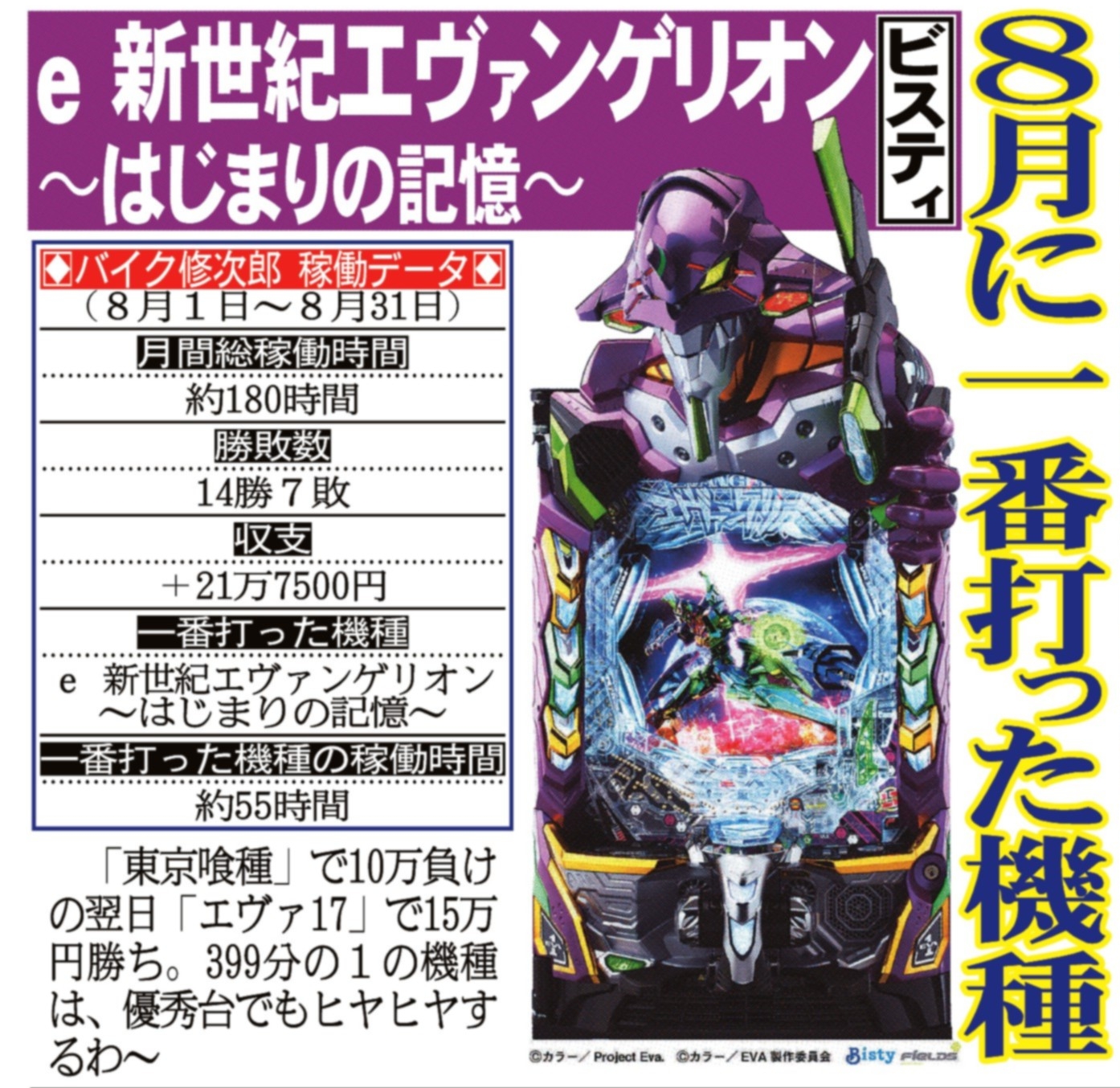 バイクの勝つパチンコ】攻略するぞSANKYO機種 パチンコの秋に勝率UP