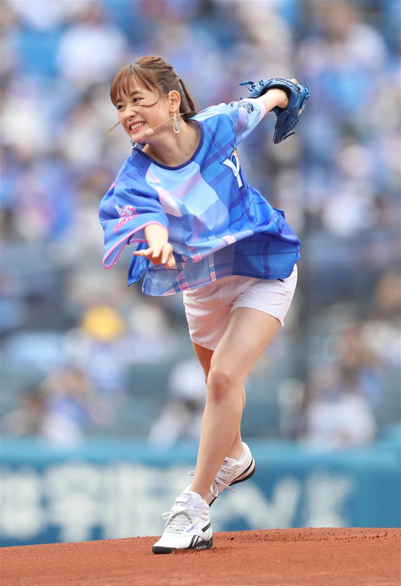 勝利の女神だ 大原櫻子ショーパン始球式でｄｅｎａ大勝 連敗ストップ サンスポ