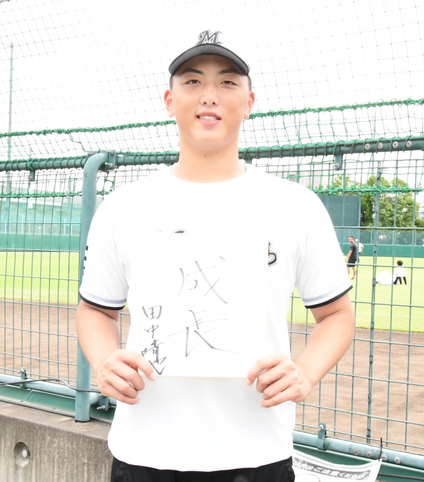 ロッテ・田中晴也インタビュー 昨夏の甲子園で注目を浴びた大器の