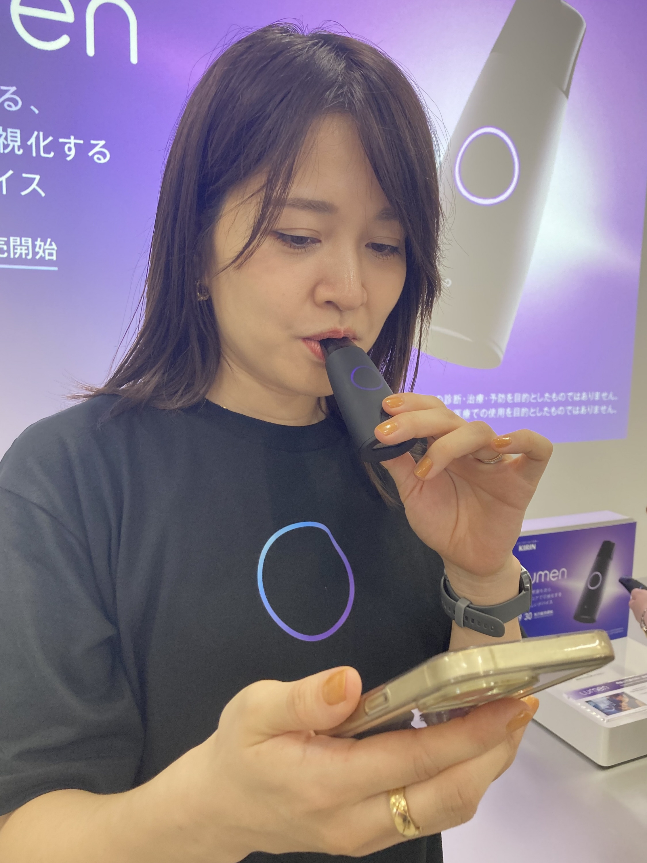 LUMEN DEVICE（ルーメンデバイス）未使用品 キリン、呼気から代謝の状態が分かる健康デバイス「ルーメン」発売 30