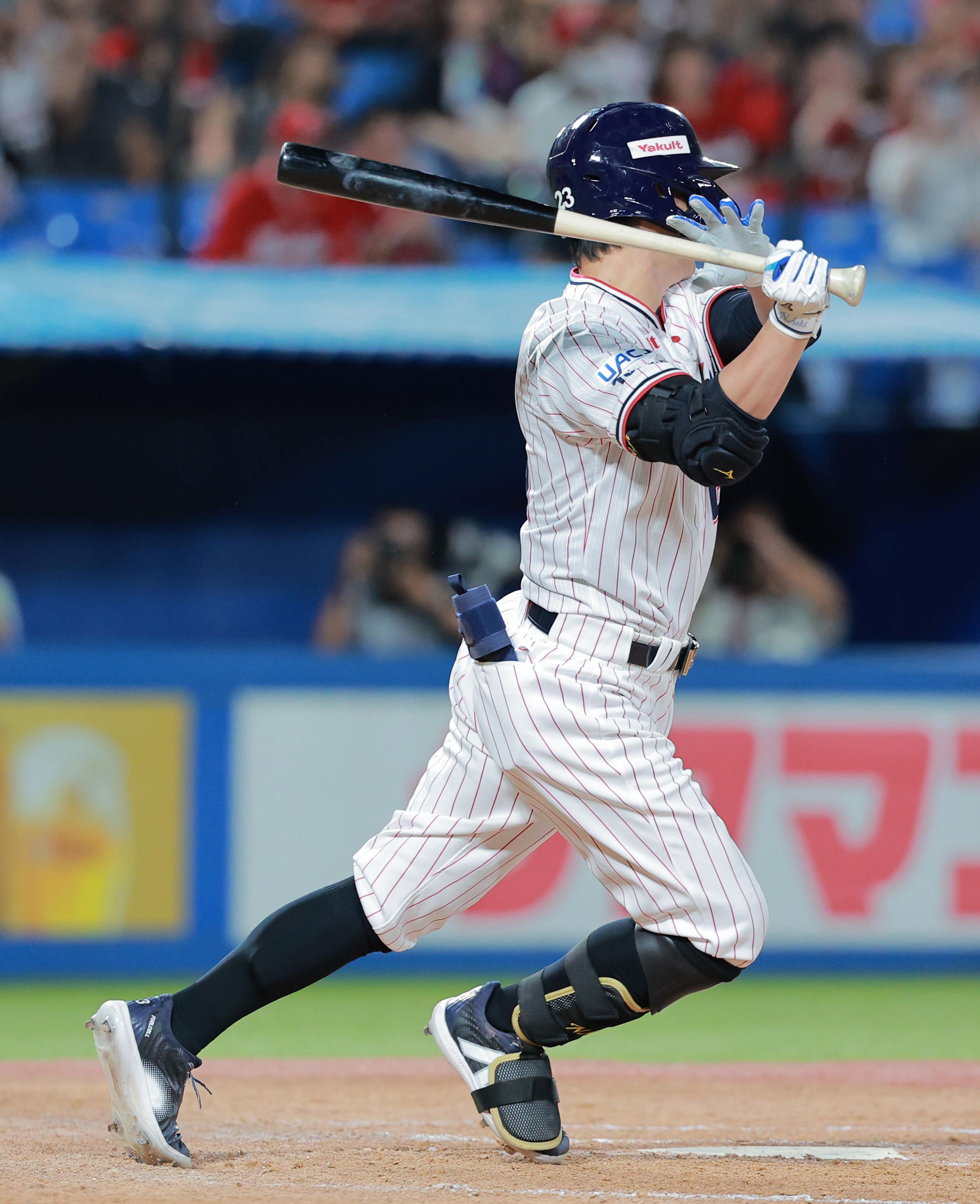 ヤクルト・青木宣親、代打で左前打 引退発表後は2打数2安打 - サンスポ