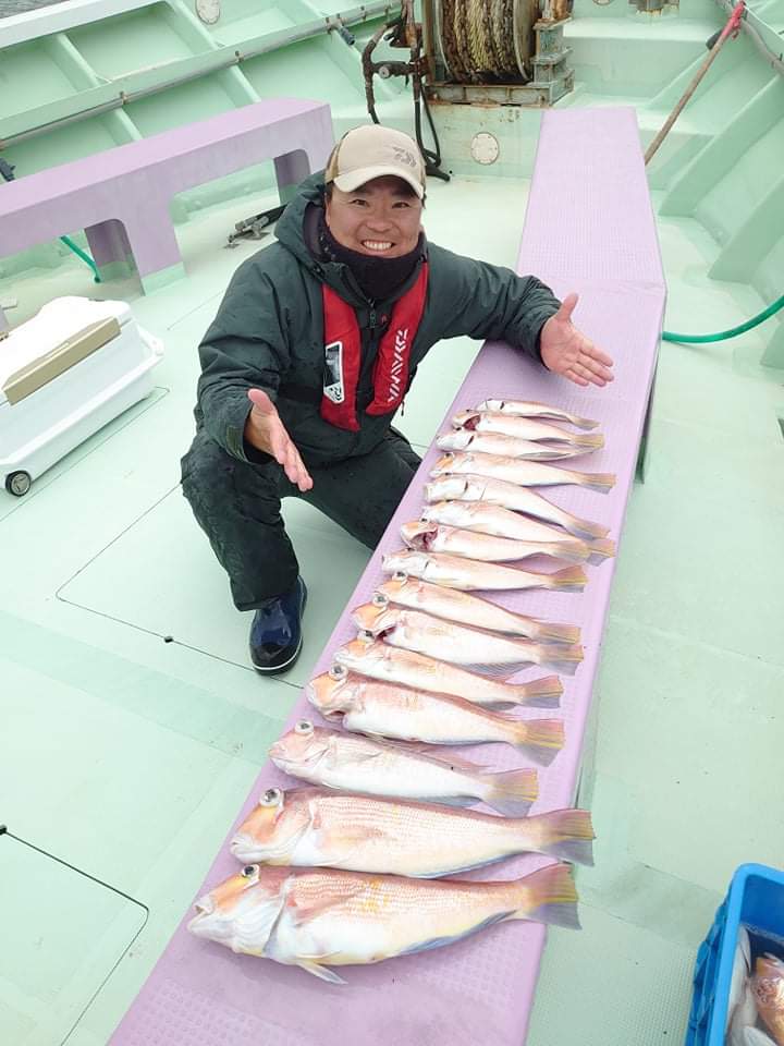 明けましておめでタイ アマダイ４６センチ きくりん爆釣 自己最多１６匹 関西フィッシング サンスポ