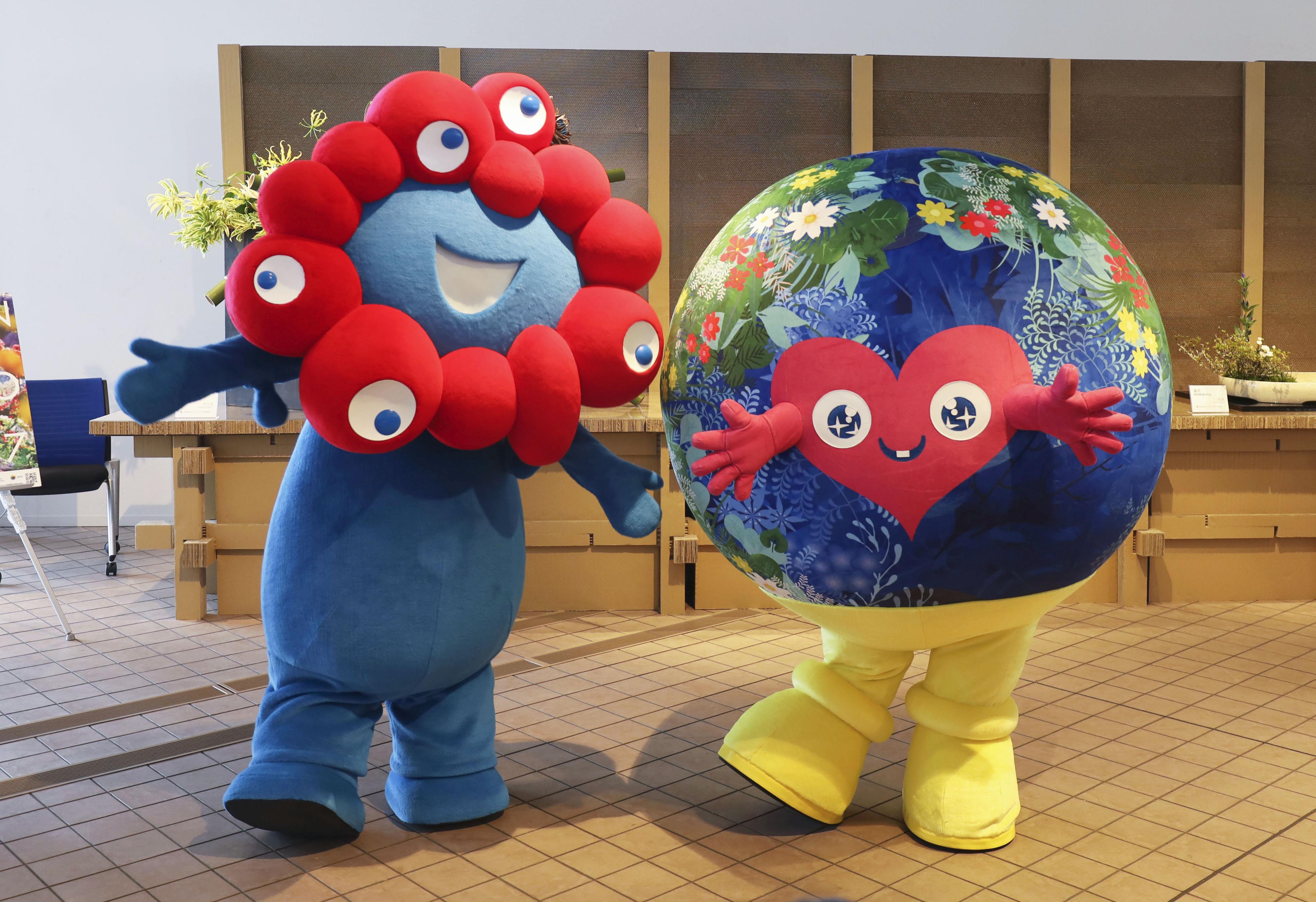 万博が終わっても花博がある 27年横浜開催をアピール ミャクミャクの