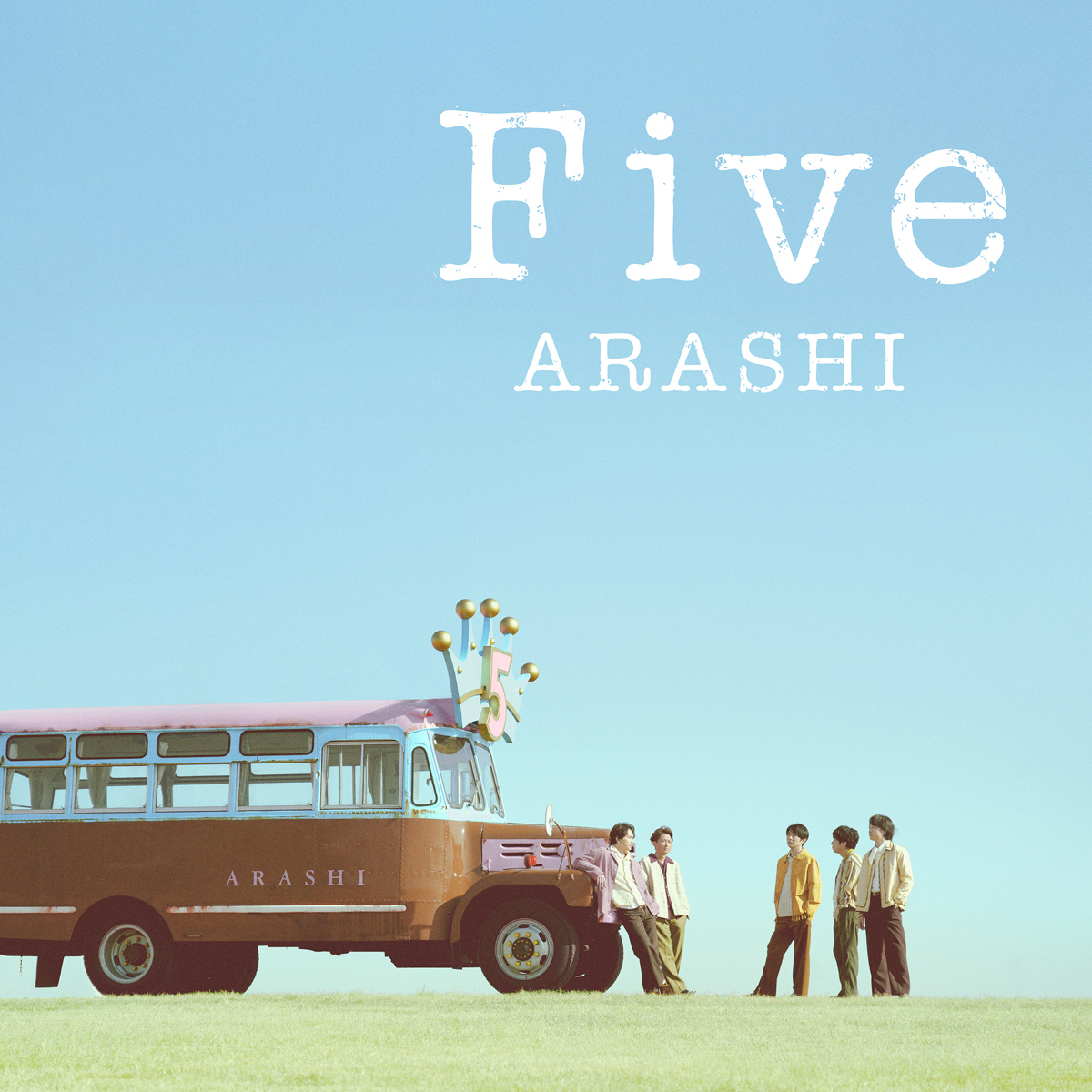 嵐ラストシングル　ARASHI Five CD+DVD 初回限定盤　オマケ有り 嵐、〝ラストシングル〟「Five」がオリコン2冠達成！！ 1310・4万回
