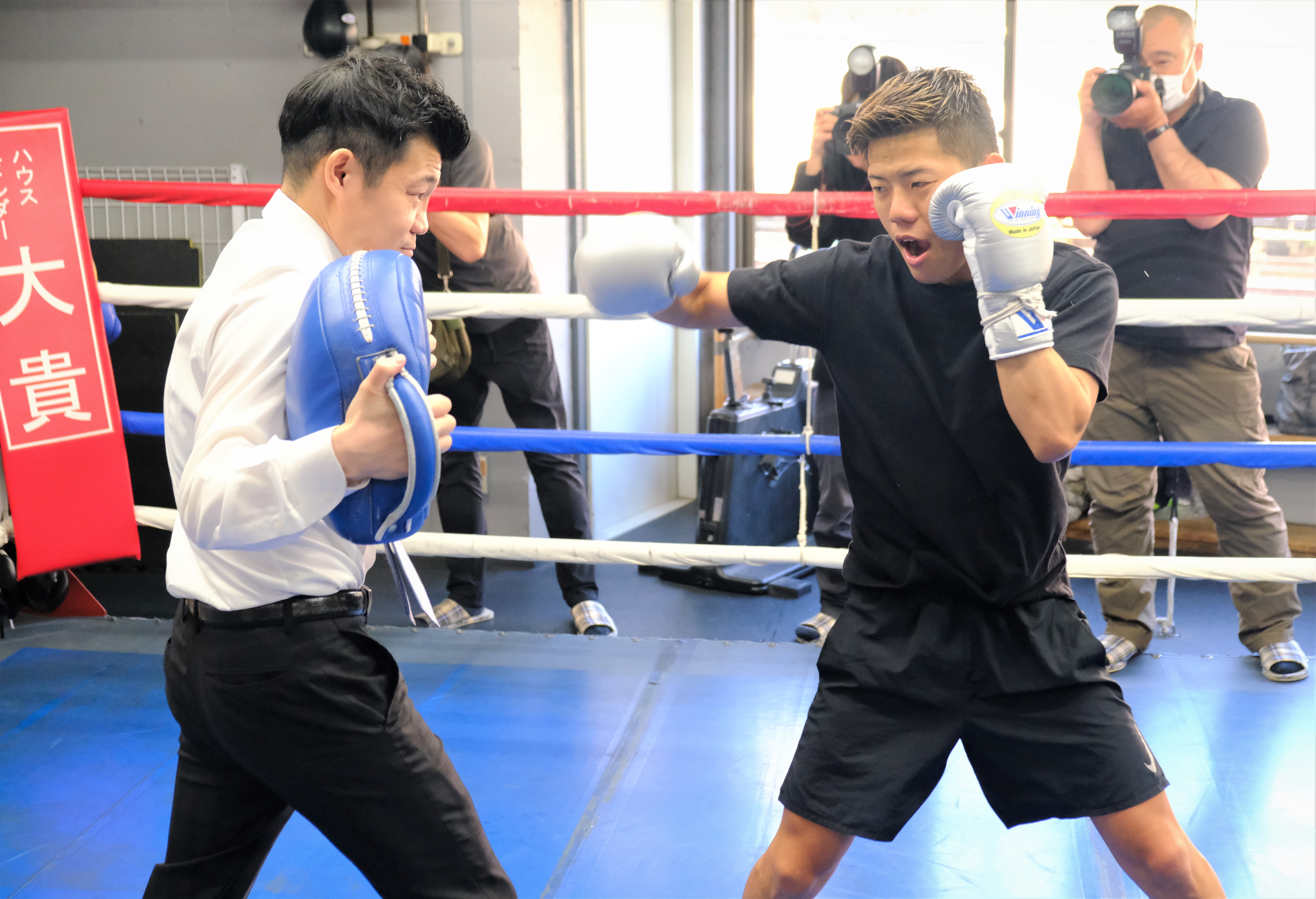 winning ドラムミット大 井上尚弥「ピリピリ感出てきた」勝負靴