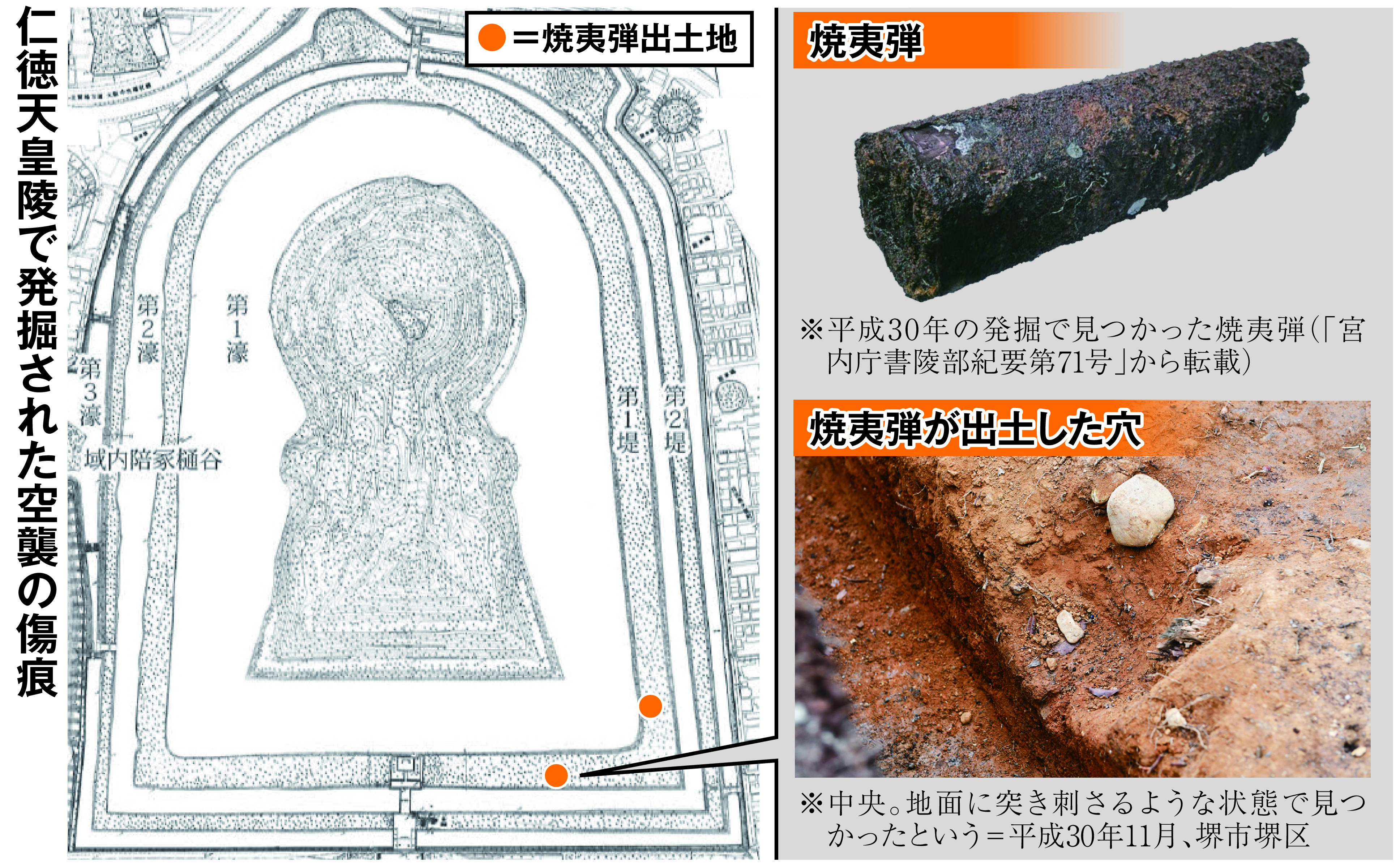 ｔｈｅ古墳 御陵が焼ける 仁徳天皇陵に突き刺さった焼夷弾 産経ニュース