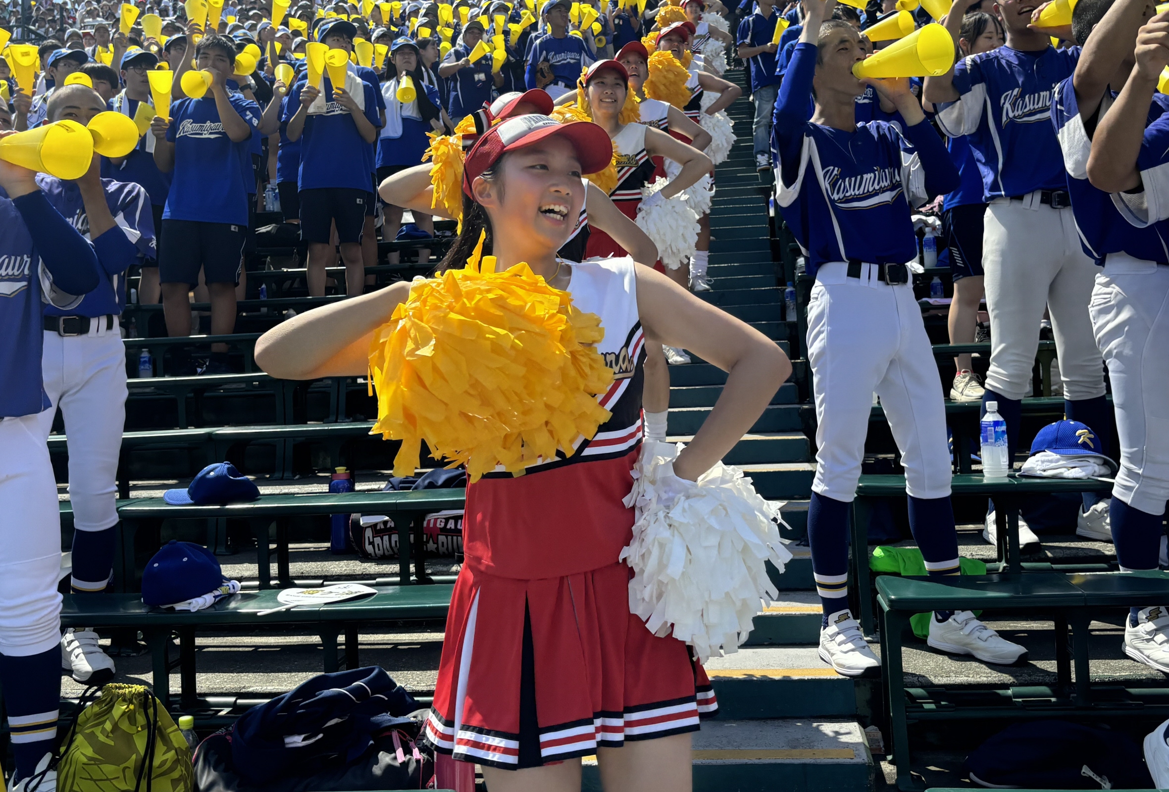 タイブレーク制し、霞ケ浦が甲子園初勝利 1000人の大応援団の