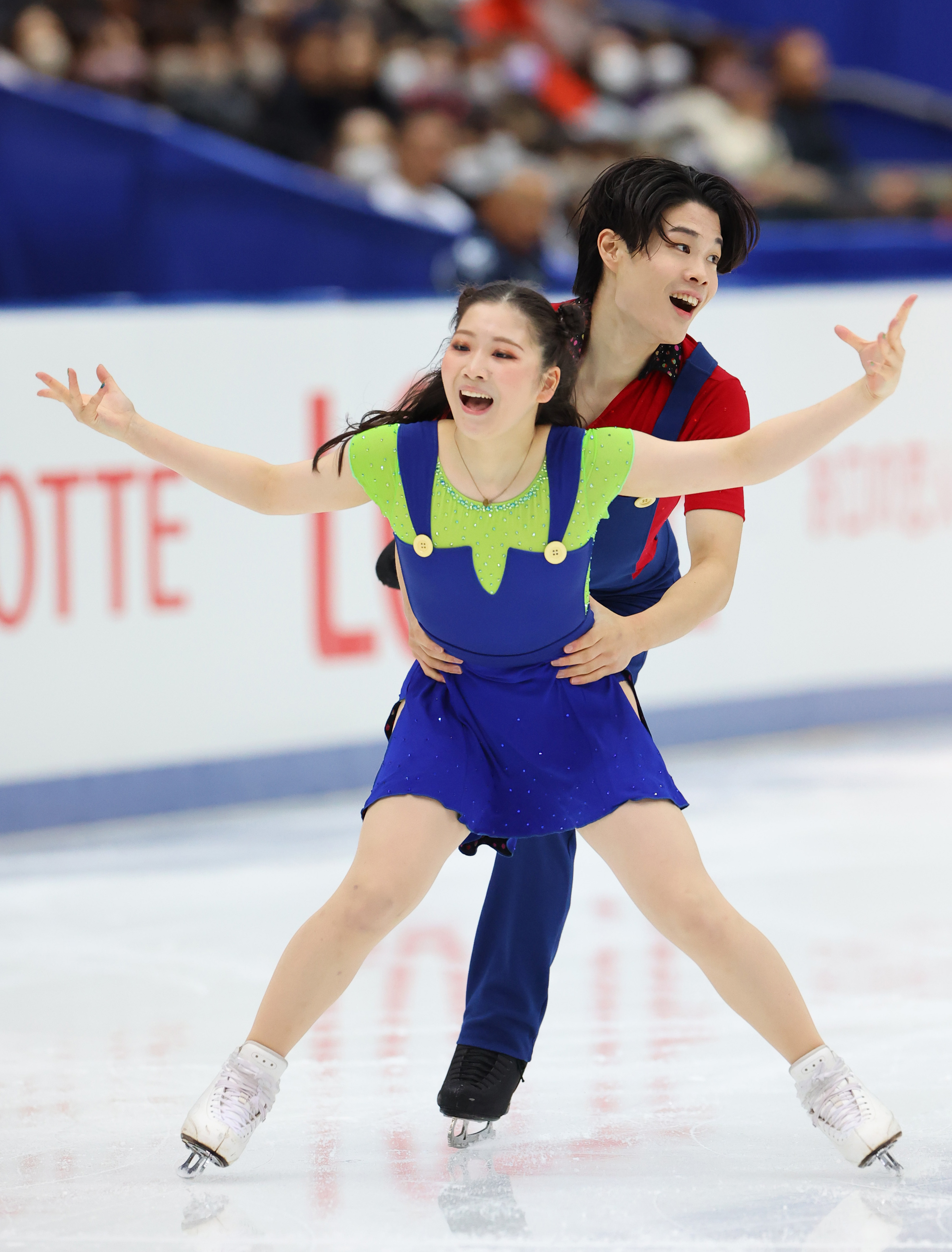 フォト】アイスダンスRDは田中・西山組が首位発進 全日本フィギュア