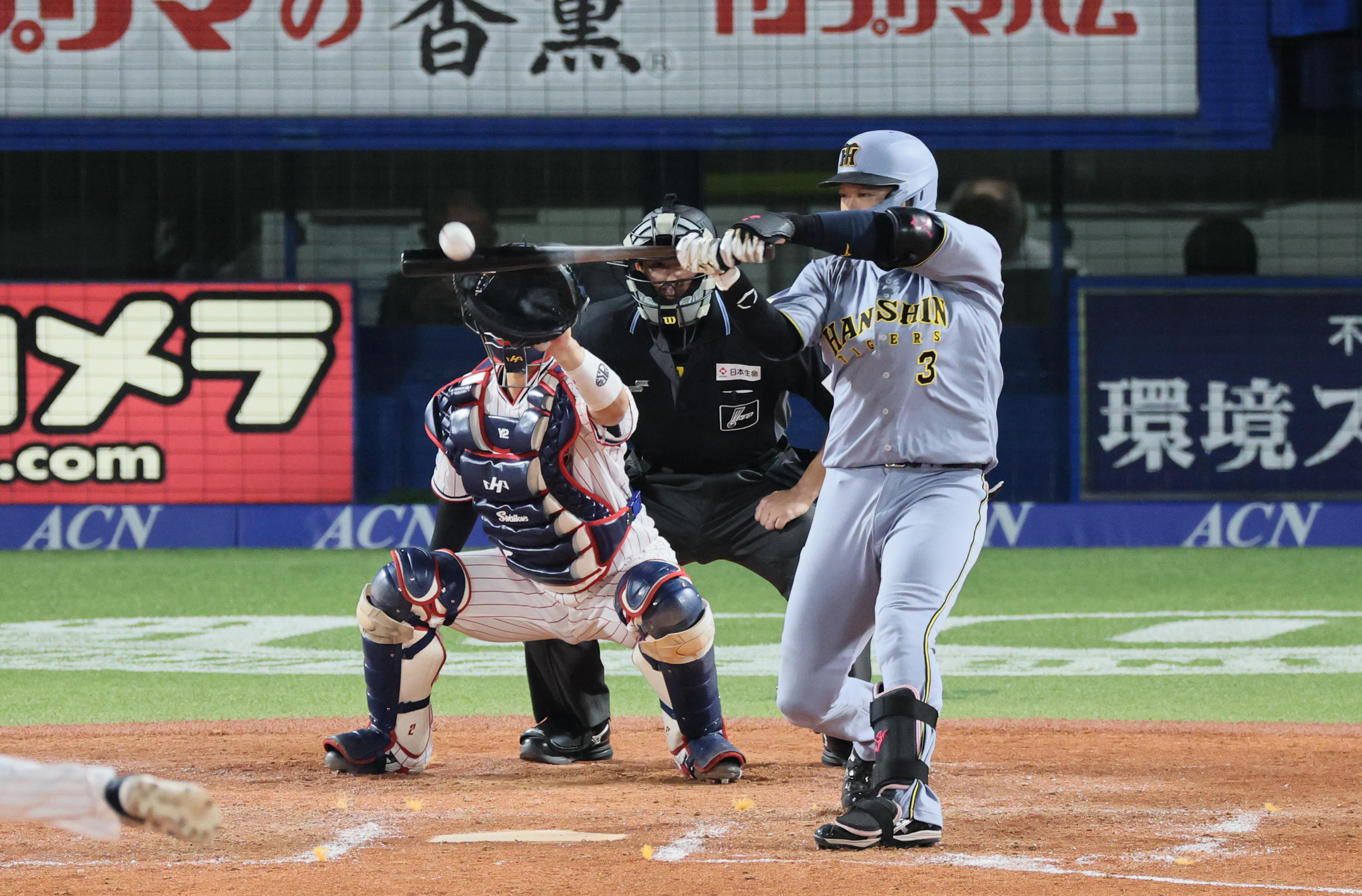阪神、大山悠輔の豪快4号3ランで反撃ののろし！ボール球をバック