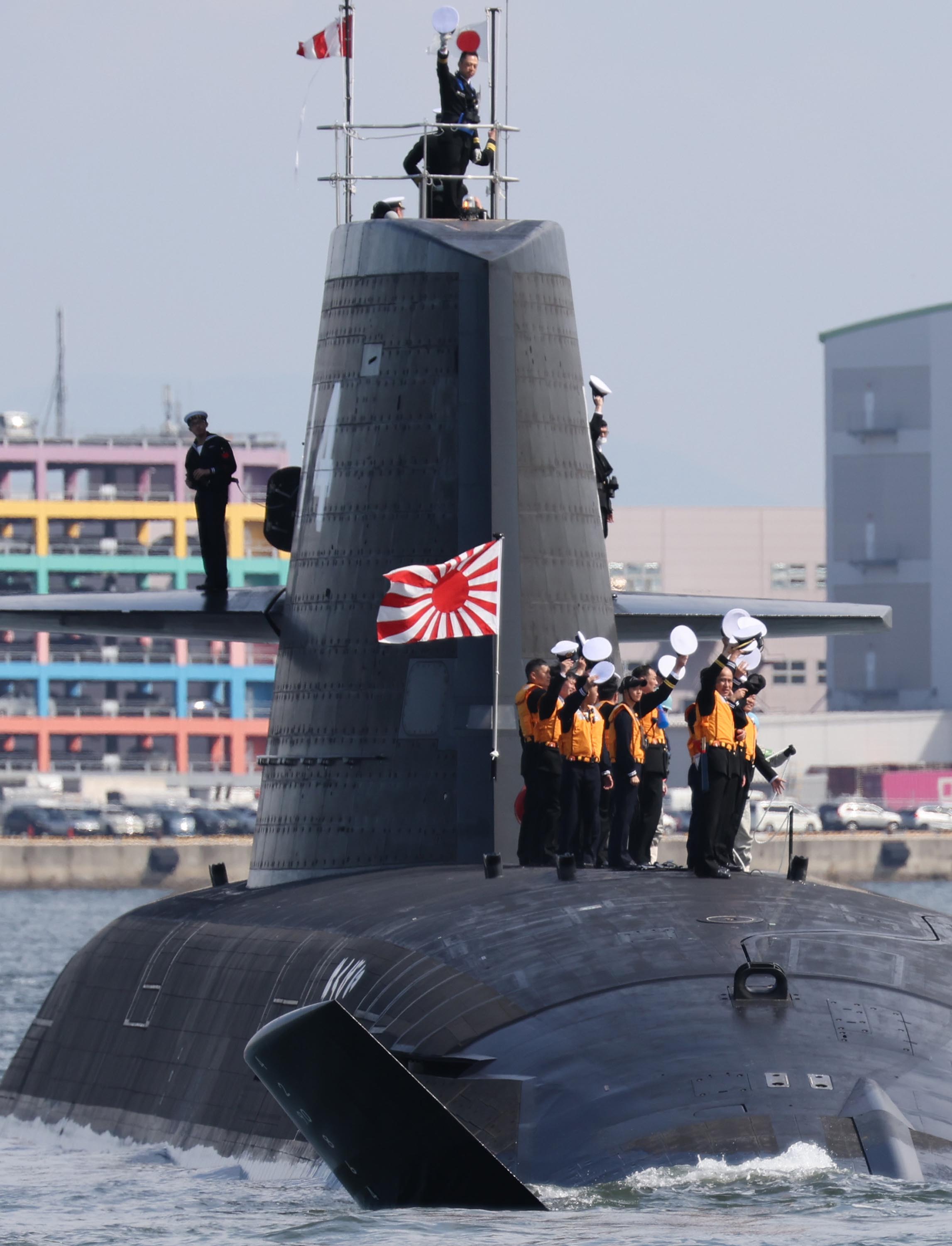 最新鋭潜水艦「はくげい」、海自に引き渡し 川崎重工業神戸工場 - 産経 