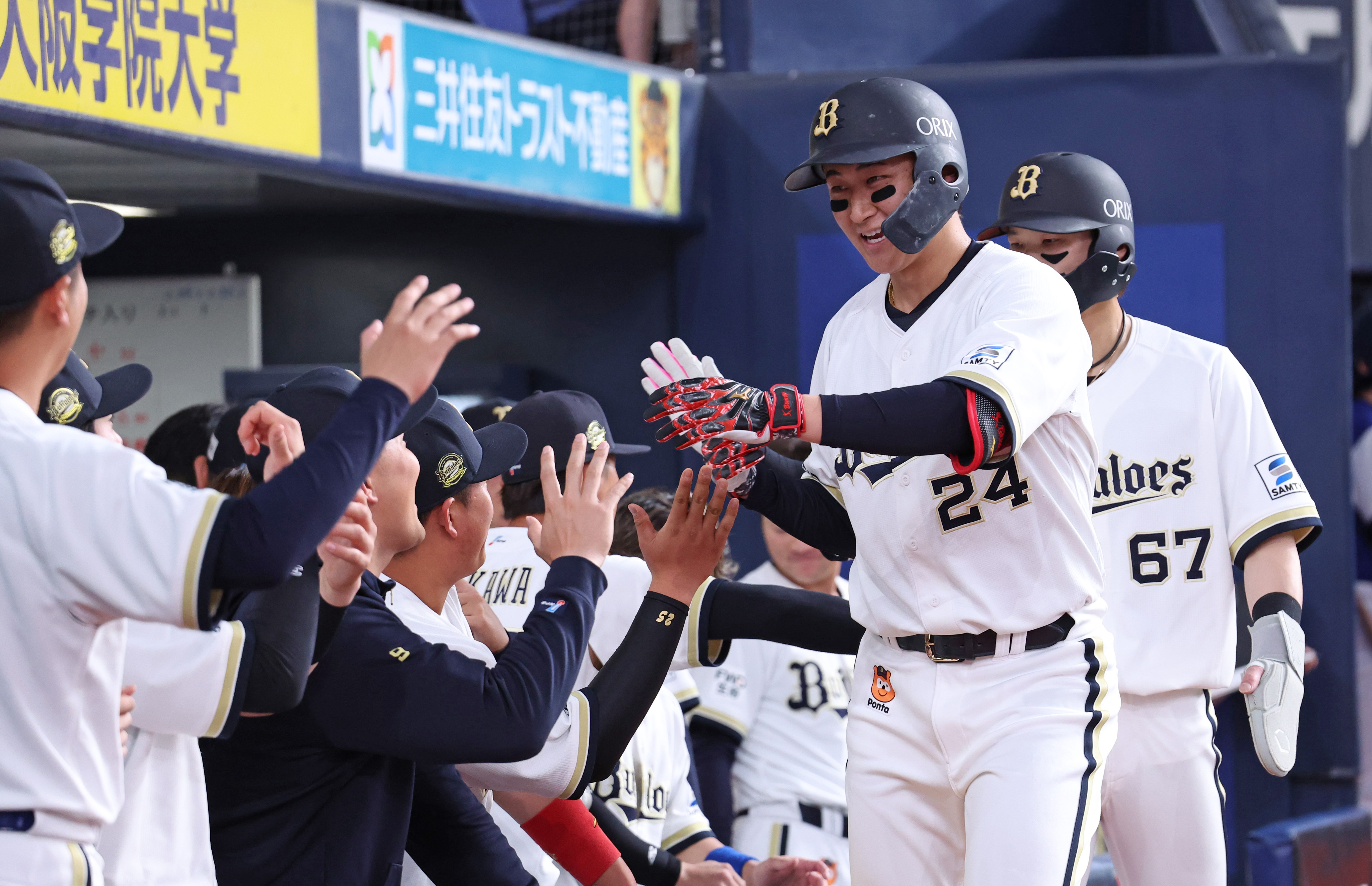 オリックス・紅林弘太郎が中日・大野から先制2ラン「ツーシームを完璧