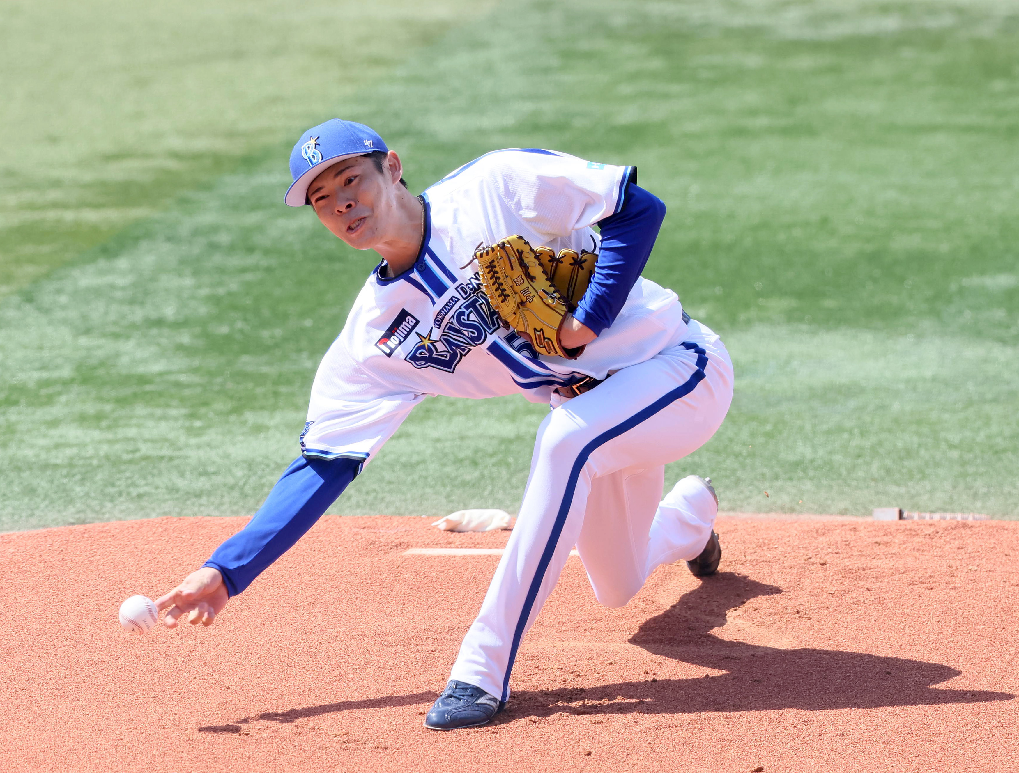 応援ユニフォーム 中川颯 投手 ベイスターズビジターユニへ、コピー、シルエット、名前刺繍