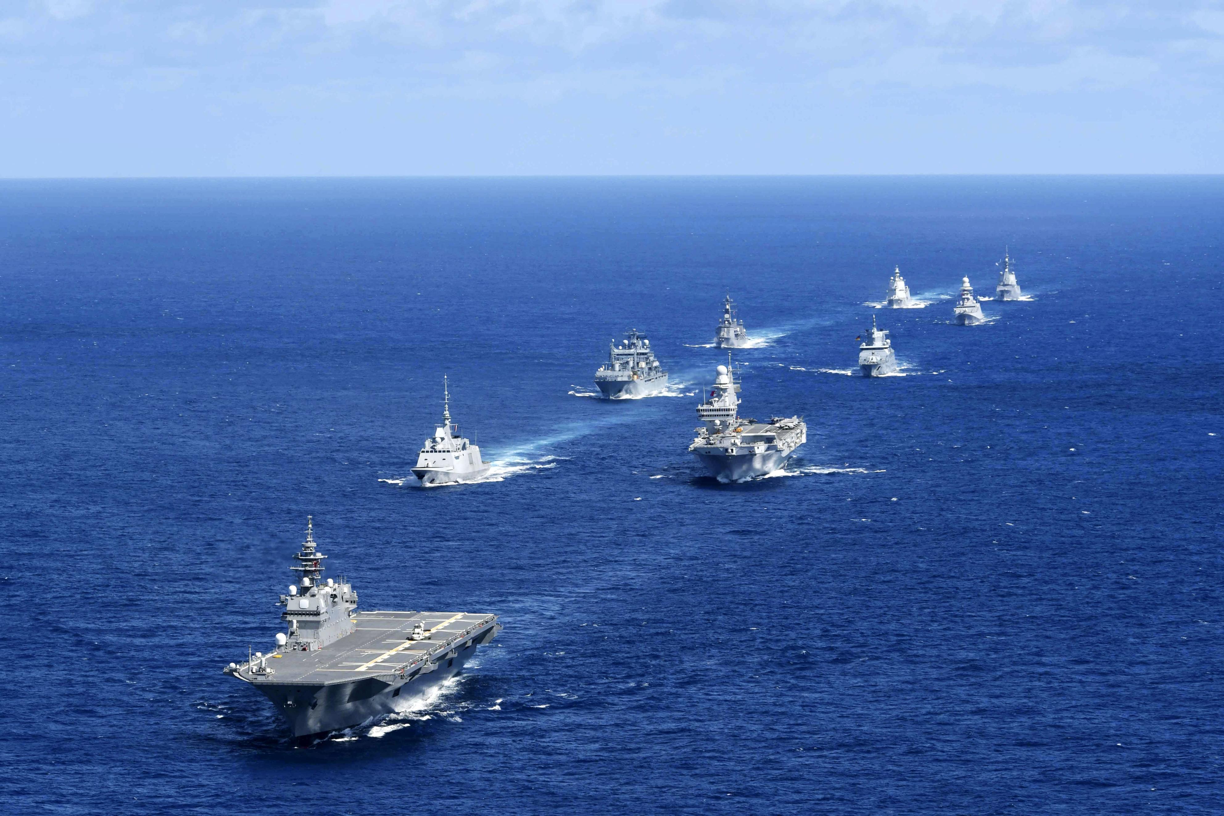 海自参加し日本近海で5カ国艦艇訓練実施 27～29日の3日間、イタリア