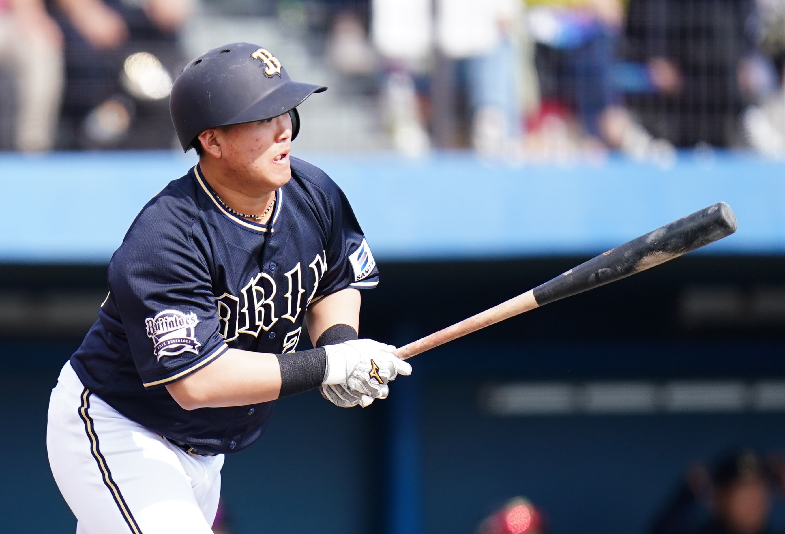 オリックスD2位・内藤鵬が楽天・則本昂大からオープン戦初安打