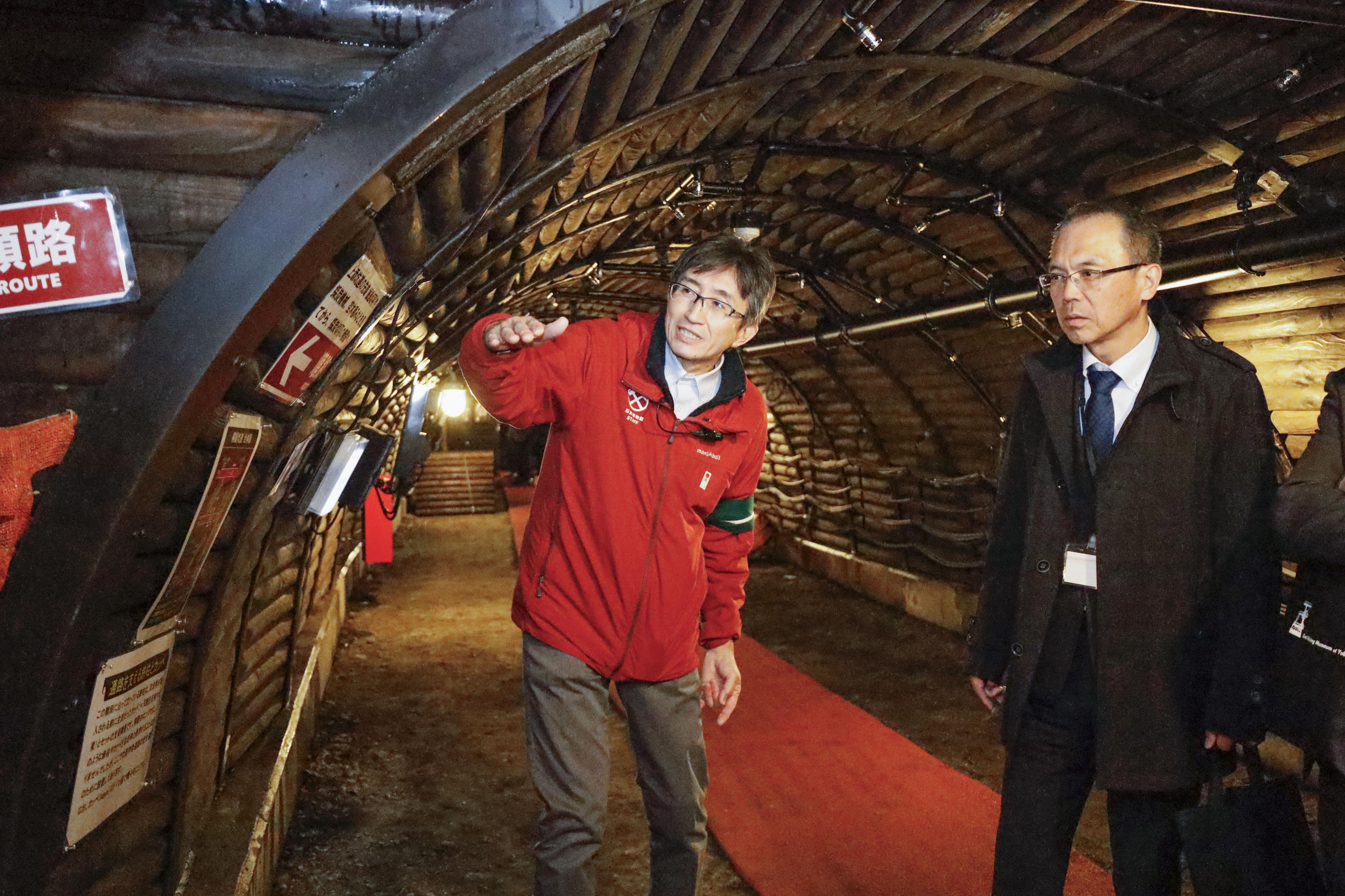 北海道・夕張の炭鉱坑道が7年ぶりに展示を再開 火災後の修復が完了