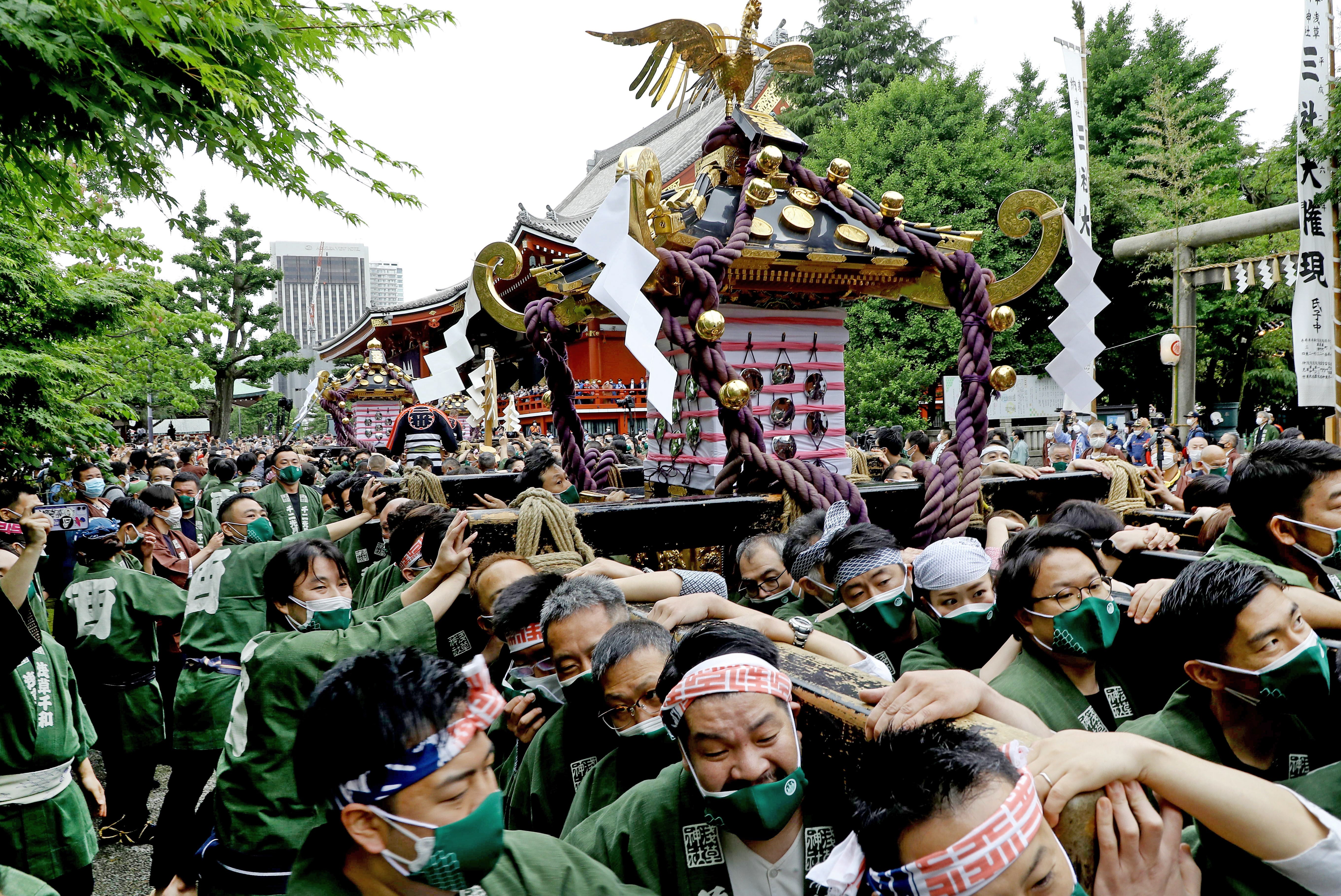 音声で聴く 浅草物語】 伝統の三社祭、３年ぶりの神輿に弾む掛け声