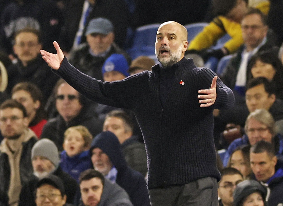 グアルディオラ監督と27年まで契約延長 マンC、6度のプレミアリーグ