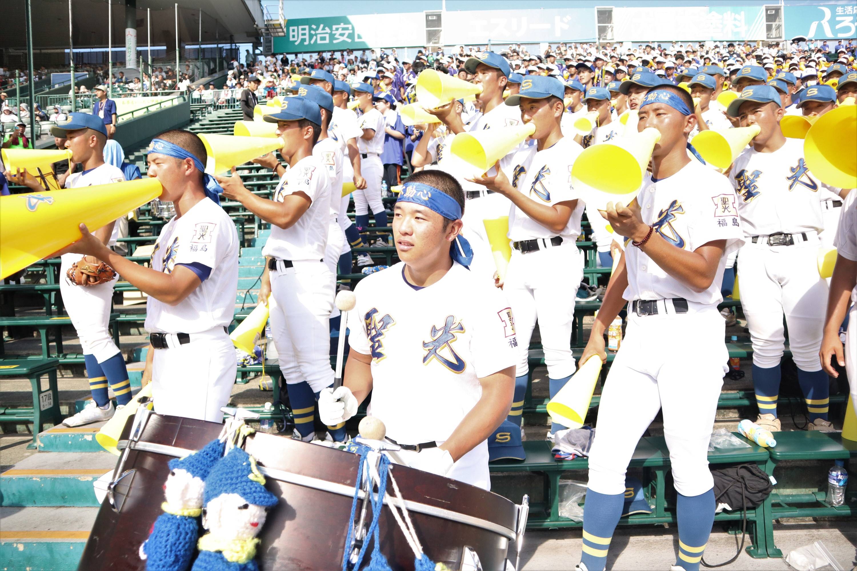 聖光学院、スタンドで響く大太鼓 担当は控え投手「グラウンドの選手と戦うつもり」 - 産経ニュース