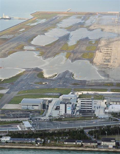 台風２１号 関空 ５０年に一度 の想定超えた 海上空港のもろさ露呈 1 2ページ 産経ニュース