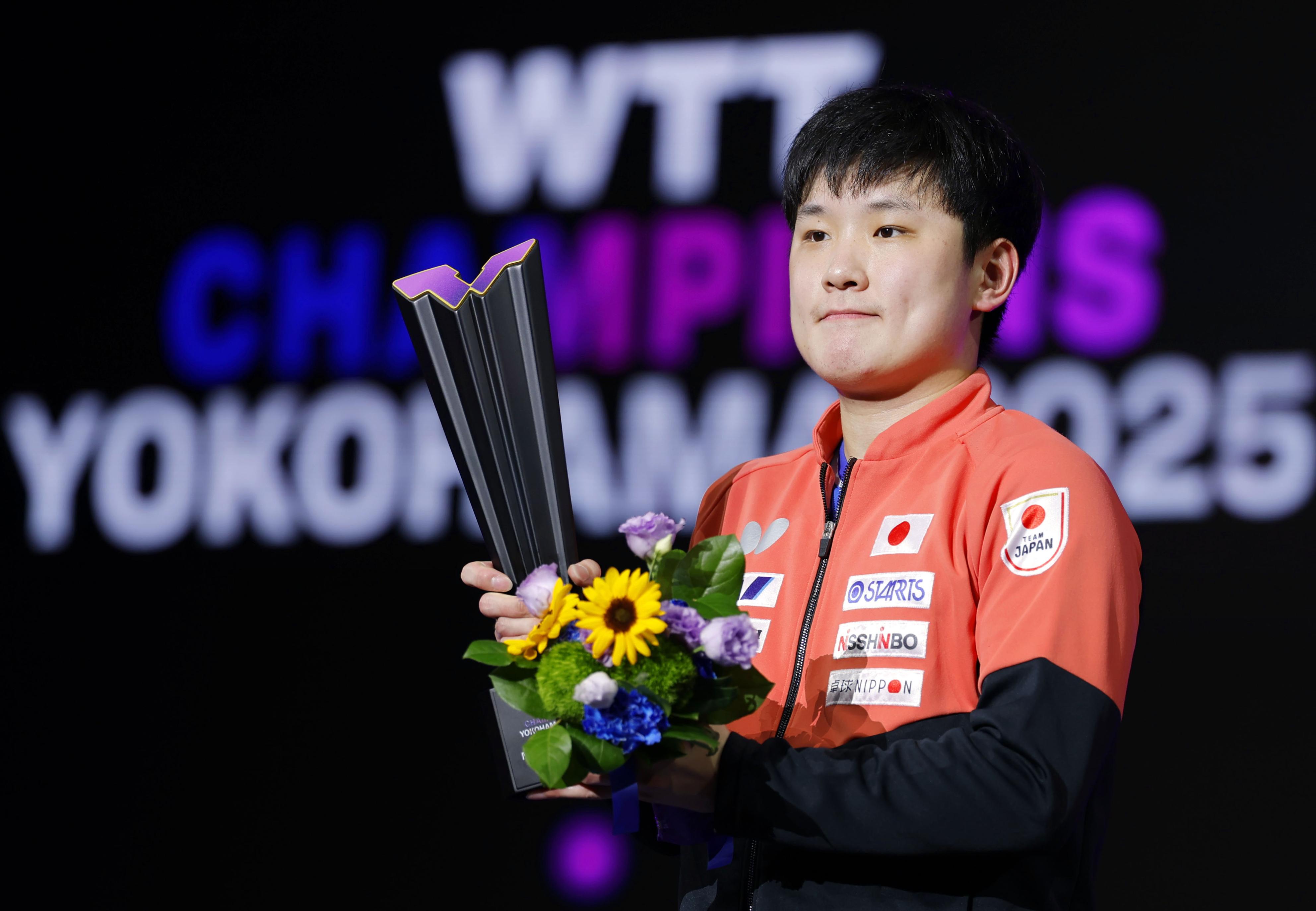 張本智和が3年ぶりV「信じられない」 世界王者の中国選手を下す WTT