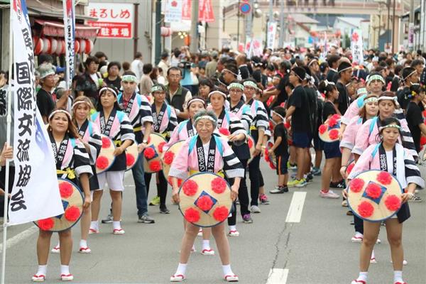 発祥の地 尾花沢で 花笠まつり 始まる 山形 産経ニュース