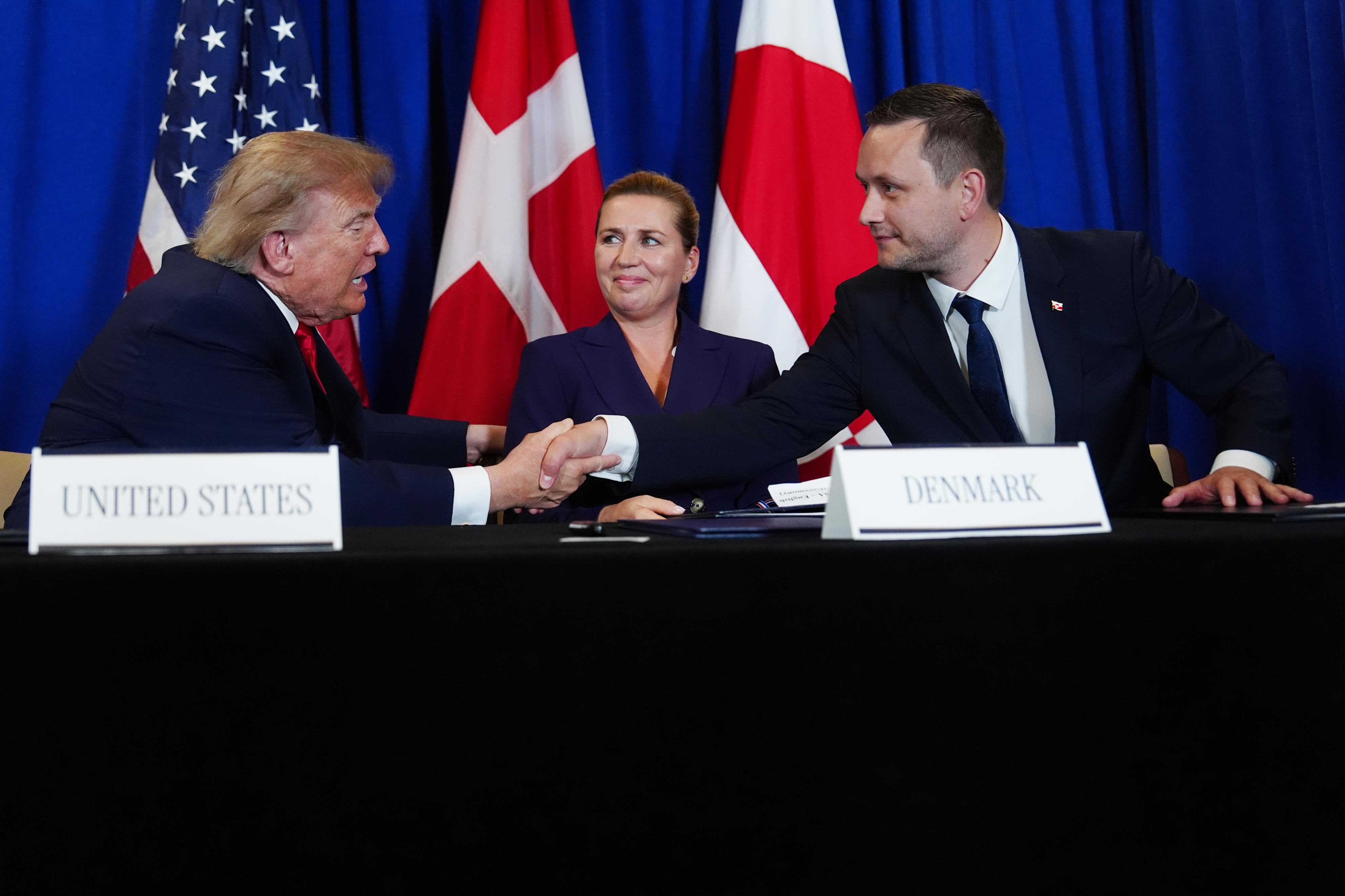 米、グリーンランドで新合意 2カ所に基地建設へ トランプ氏「強固な