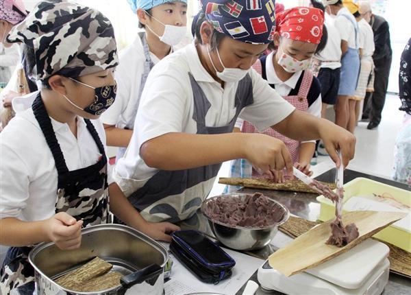 気分は和菓子職人 滋賀の小学生「でっち羊羹」作り挑戦 - 産経ニュース