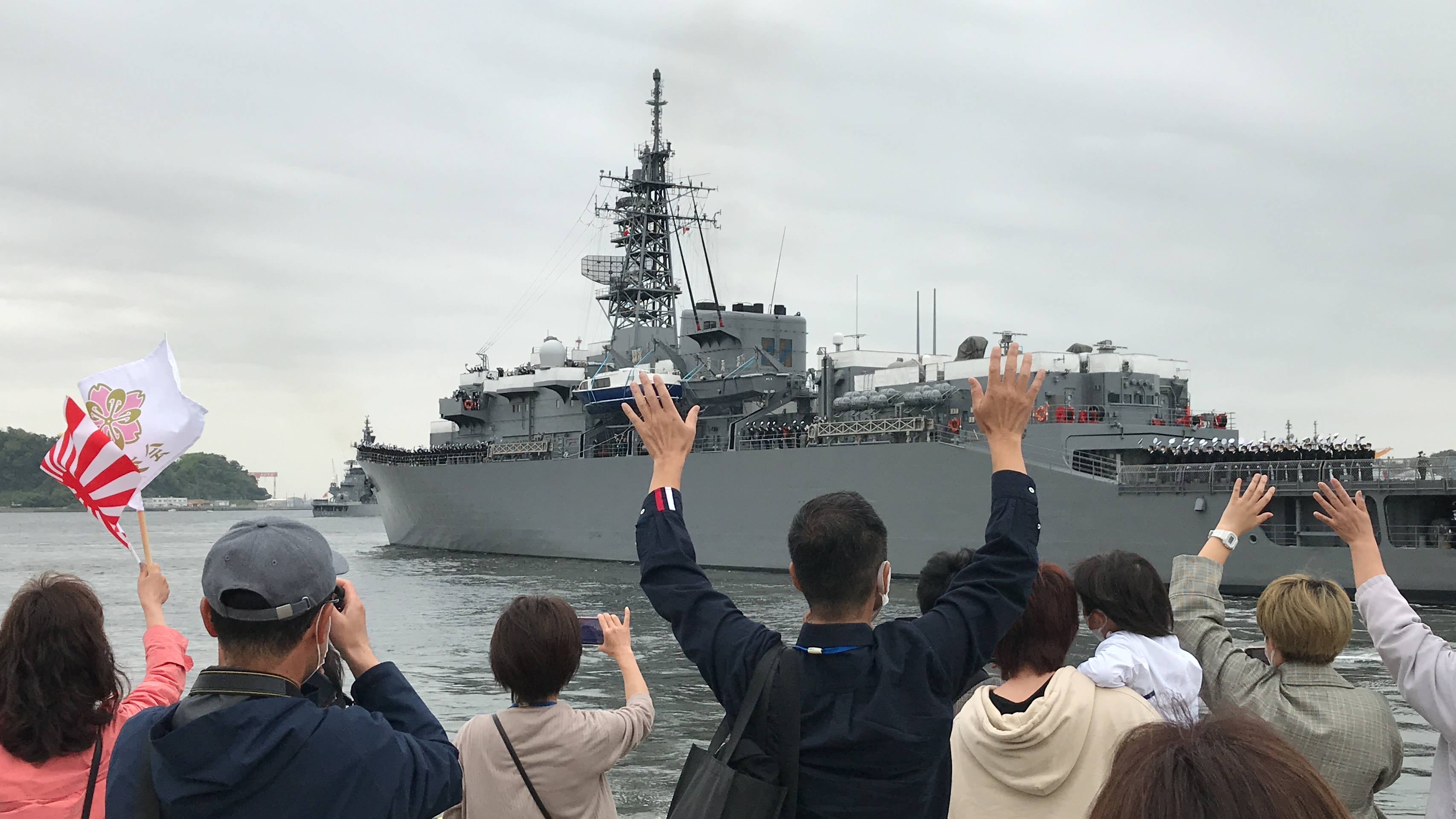 海上自衛隊 日本国練習艦隊 海将 チャレンジ 練習艦が遠洋航海に出発