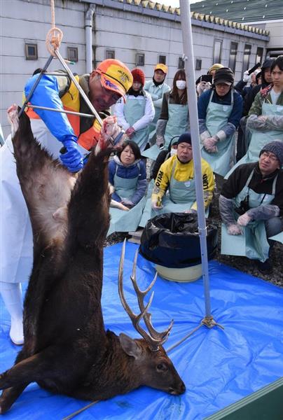 ハンター養成学校入校ルポ 最終講座は 鹿食免 慈悲と殺生 狩猟の心得を習得 いよいよ２月に狩猟免許試験 1 4ページ 産経ニュース